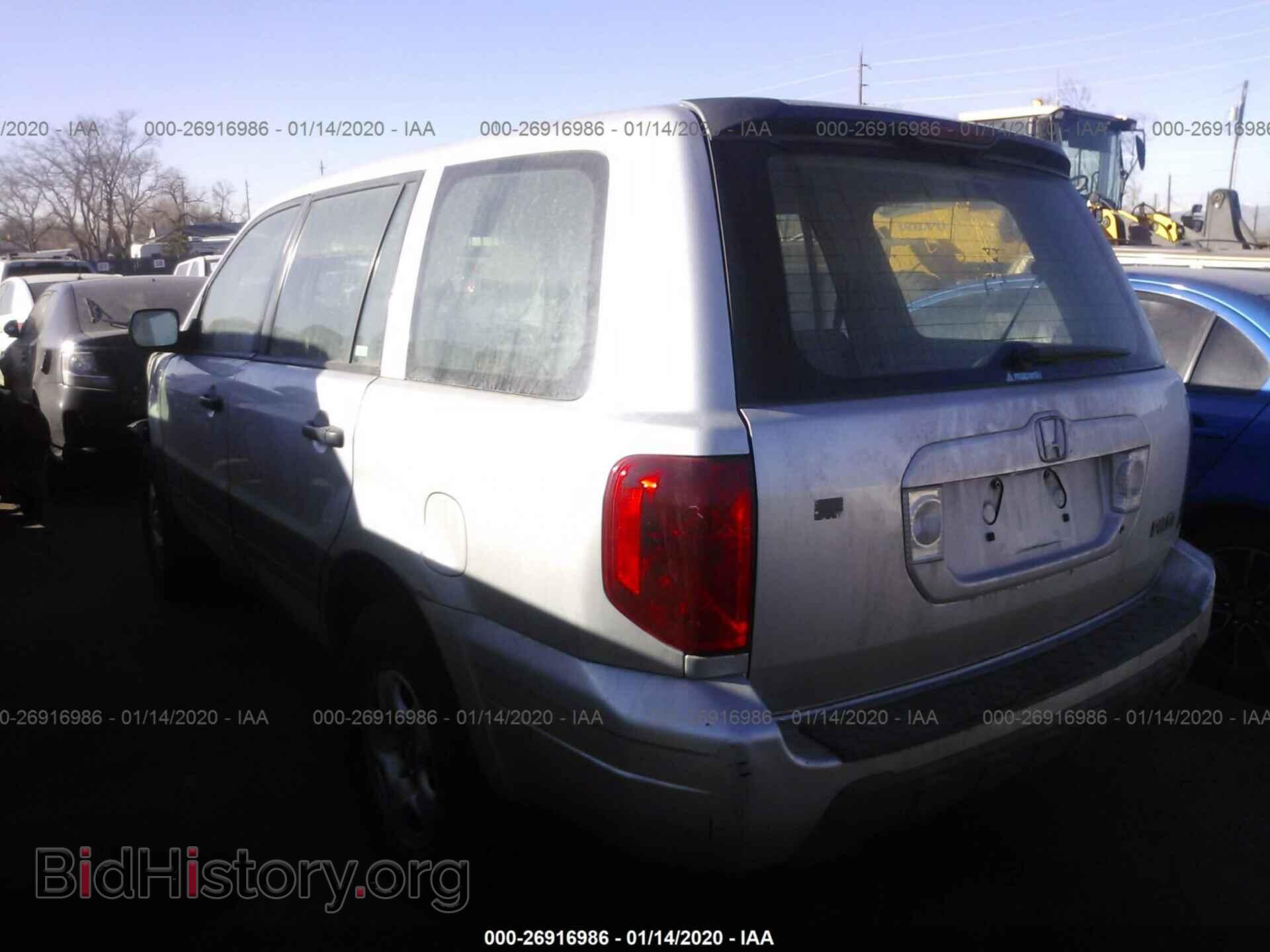 2005 HONDA PILOT - VIN: 2HKYF181X5H542267 - Фото 3