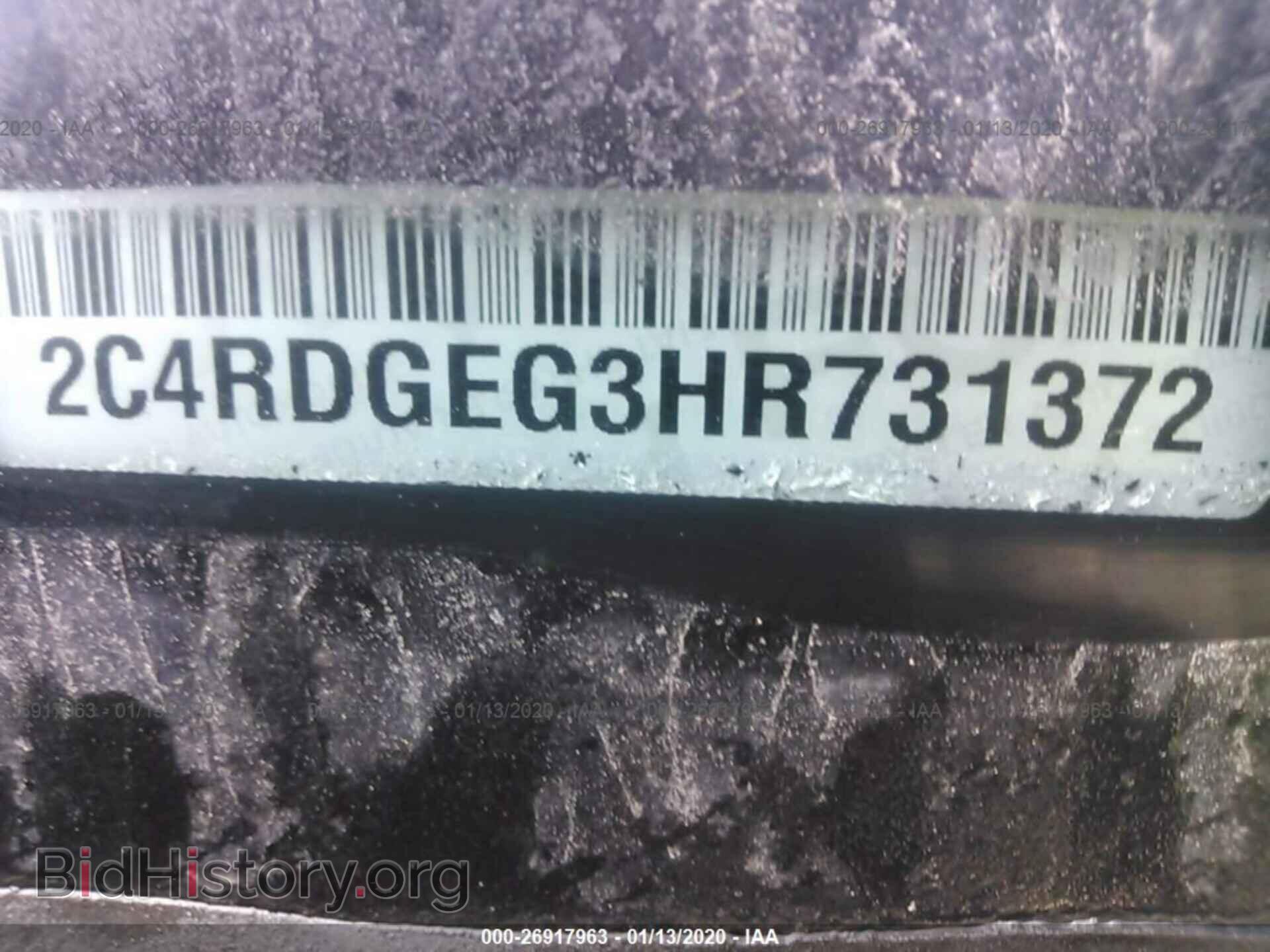 2017 DODGE GRAND CARAVAN - VIN: 2C4RDGEG3HR731372 - Фото 9