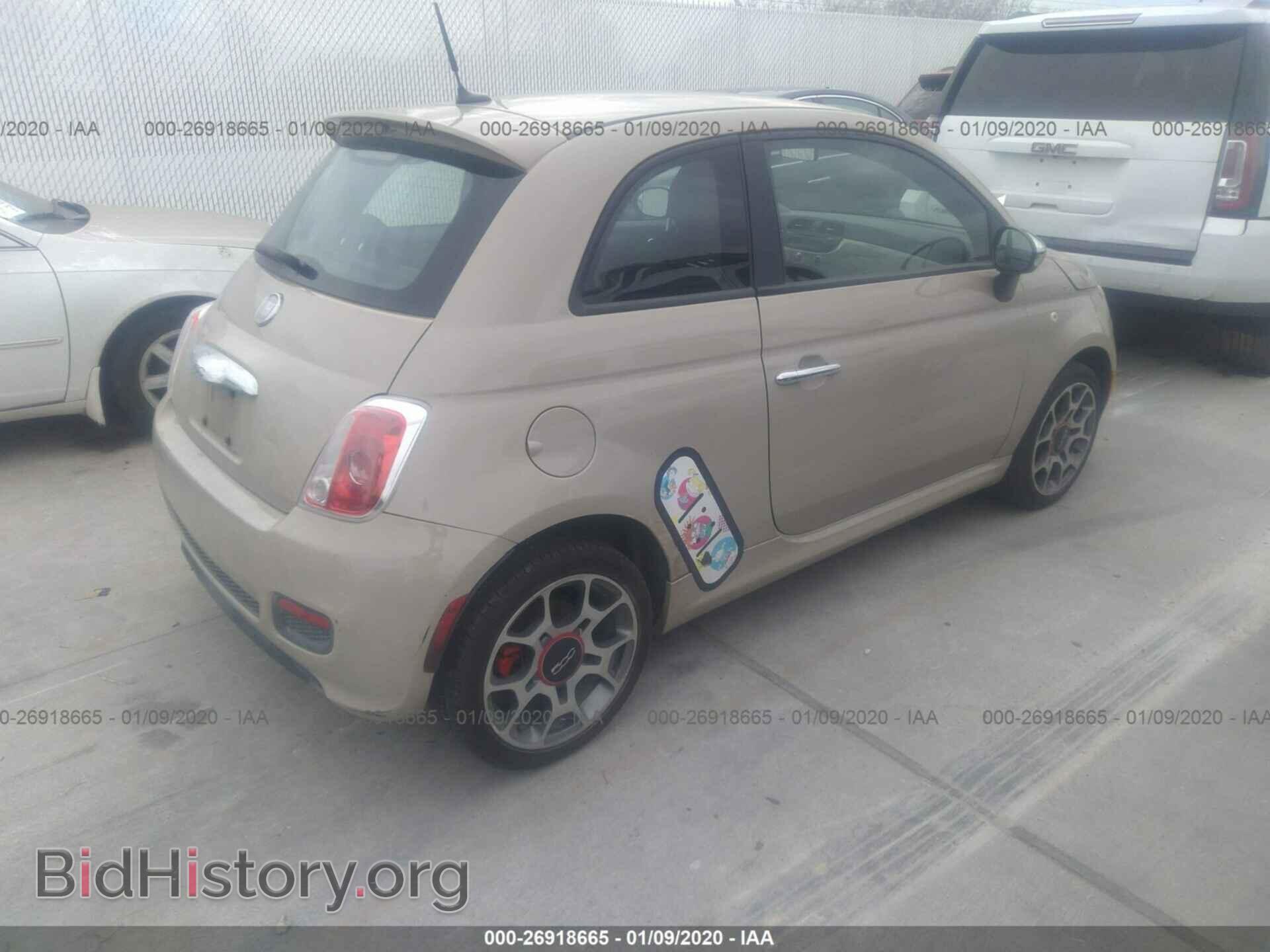 2012 FIAT 500 - VIN: 3C3CFFBR0CT127286 - Фото 4