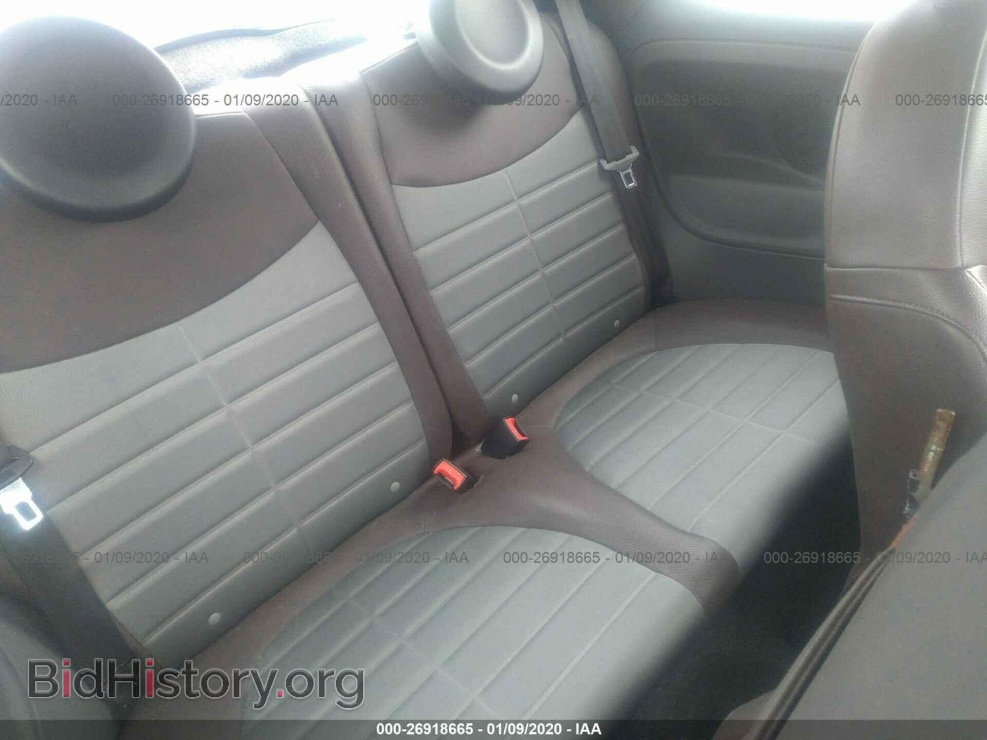 2012 FIAT 500 - VIN: 3C3CFFBR0CT127286 - Фото 8