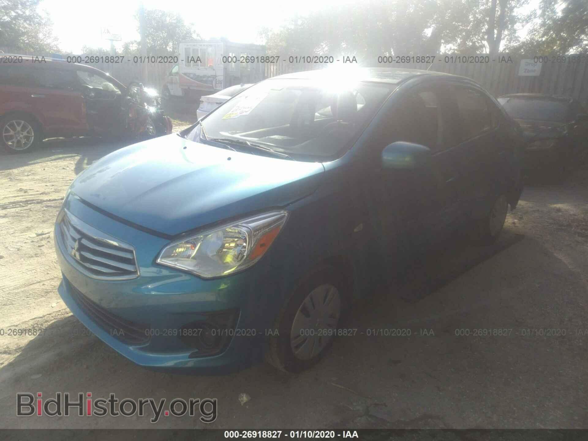 2019 MITSUBISHI MIRAGE - VIN: ML32F3FJ1KHF11204 - Фото 2