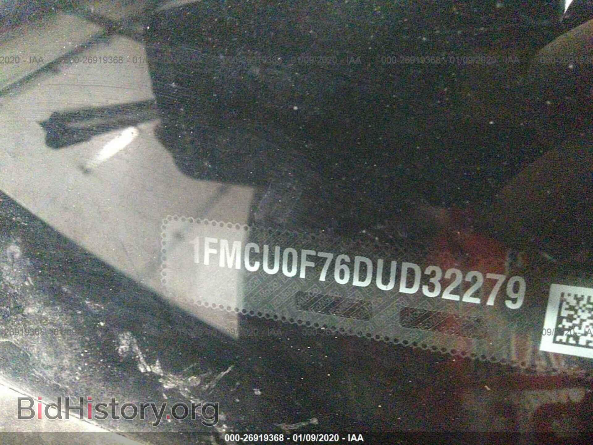 2013 FORD ESCAPE - VIN: 1FMCU0F76DUD32279 - Photo 9
