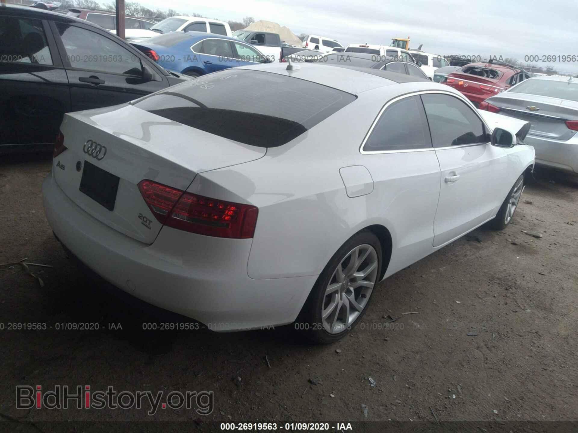 2012 AUDI A5 - VIN: WAULFAFR7CA001360 - Фото 4