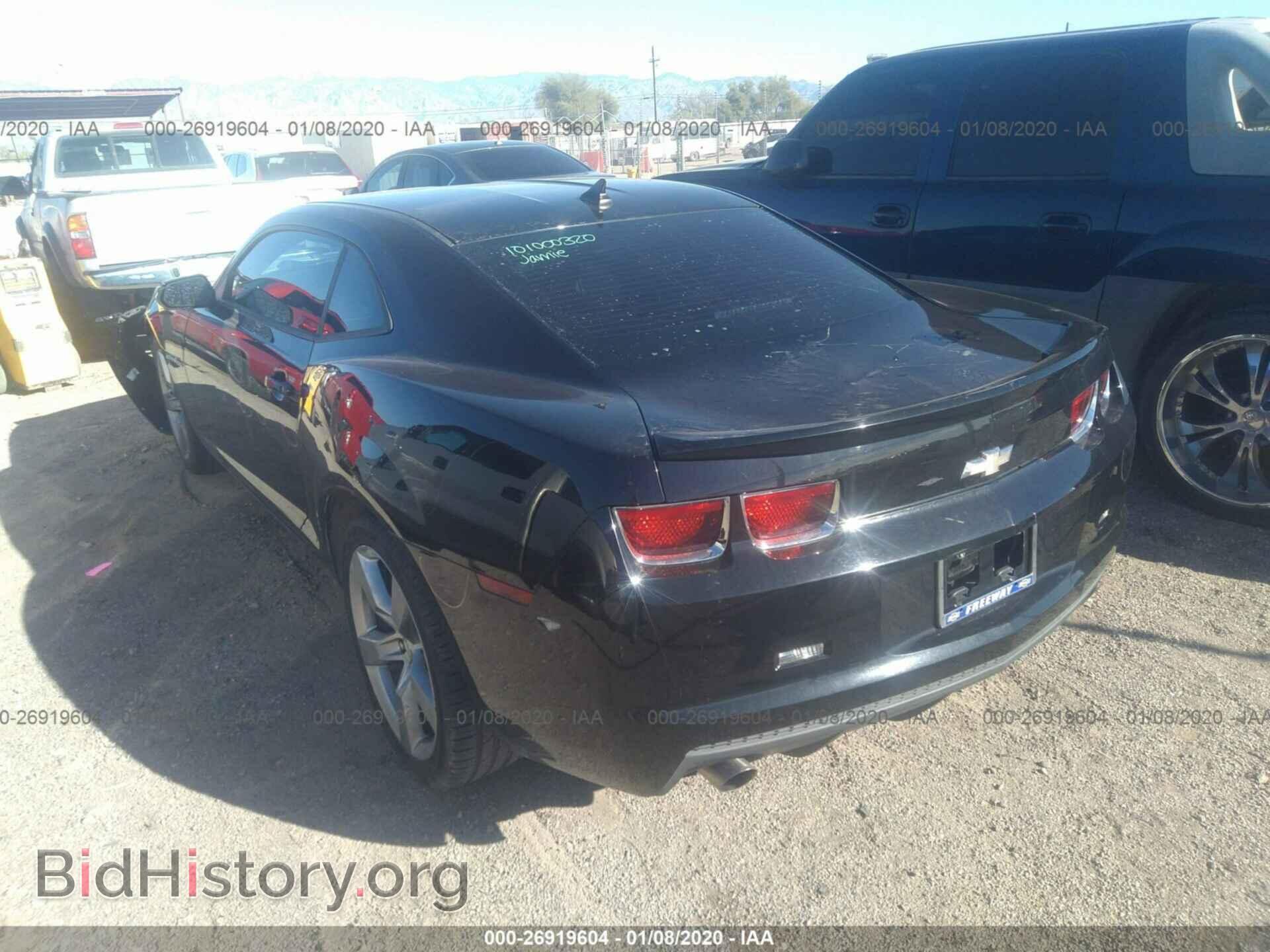2012 CHEVROLET CAMARO - VIN: 2G1FA1E36C9114507 - Фото 3