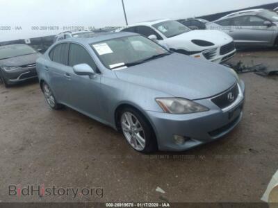 2006 Lexus IS 350, light blue — VIN JTHBE262362001217, IAAI