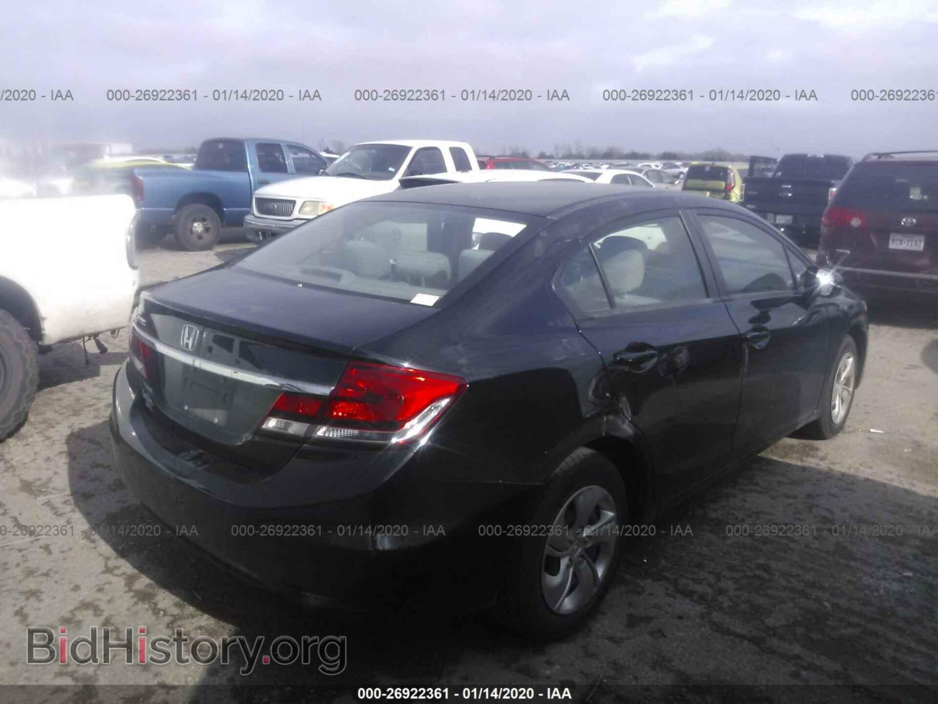 2014 HONDA CIVIC - VIN: 19XFB2E57EE009071 - Фото 4