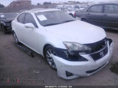 2011 Lexus IS 250, white — VIN JTHBF5C26B5136977, IAAI