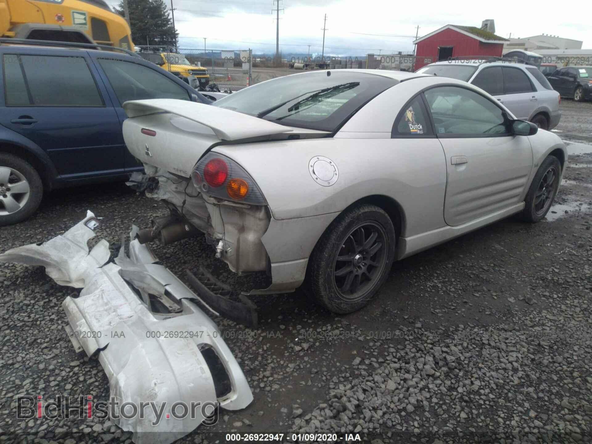 2003 MITSUBISHI ECLIPSE - VIN: 4A3AC74H43E021295 - Фото 4