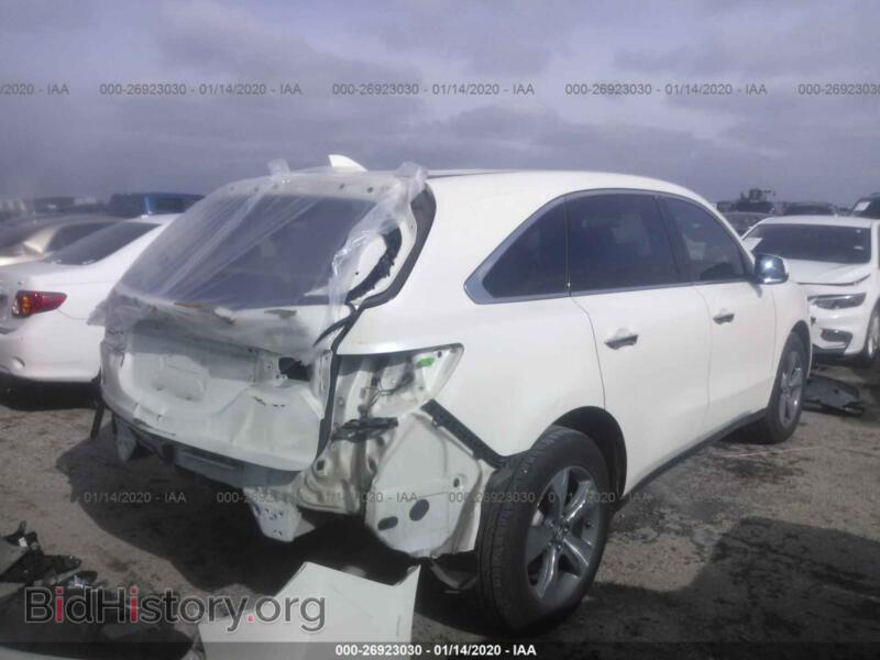 2014 Acura MDX (VIN 5FRYD3H27EB017724) — фото 4 из 10