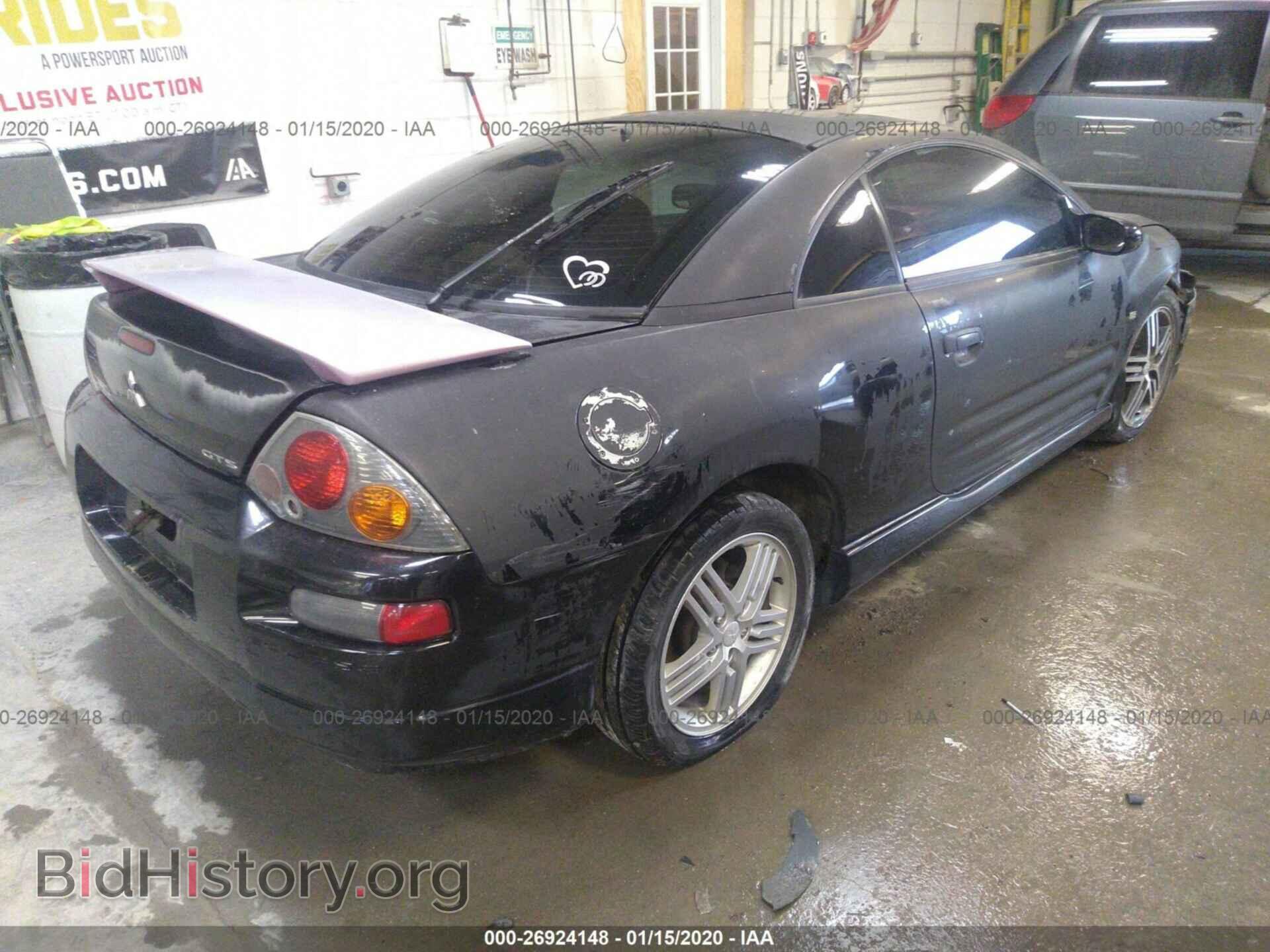 2003 MITSUBISHI ECLIPSE - VIN: 4A3AC74H83E122338 - Фото 4