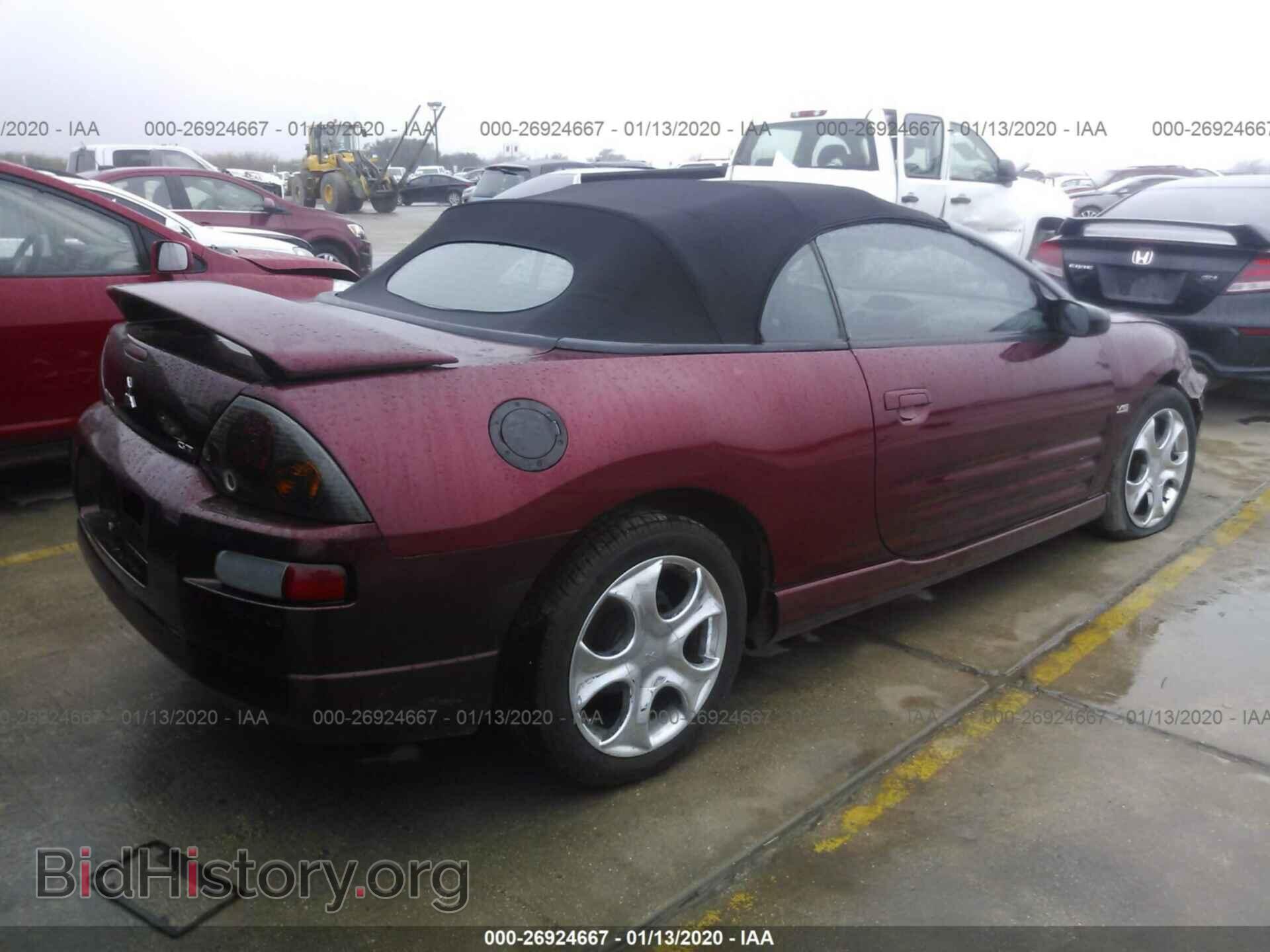 2003 MITSUBISHI ECLIPSE - VIN: 4A3AE55H23E056267 - Фото 4