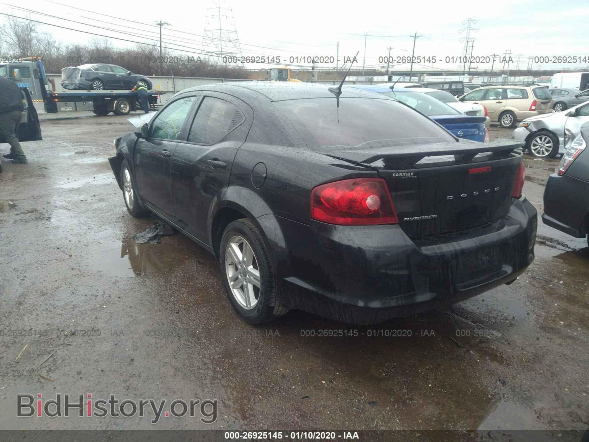 2011 DODGE AVENGER - VIN: 1B3BD1FB5BN501792 - Фото 3