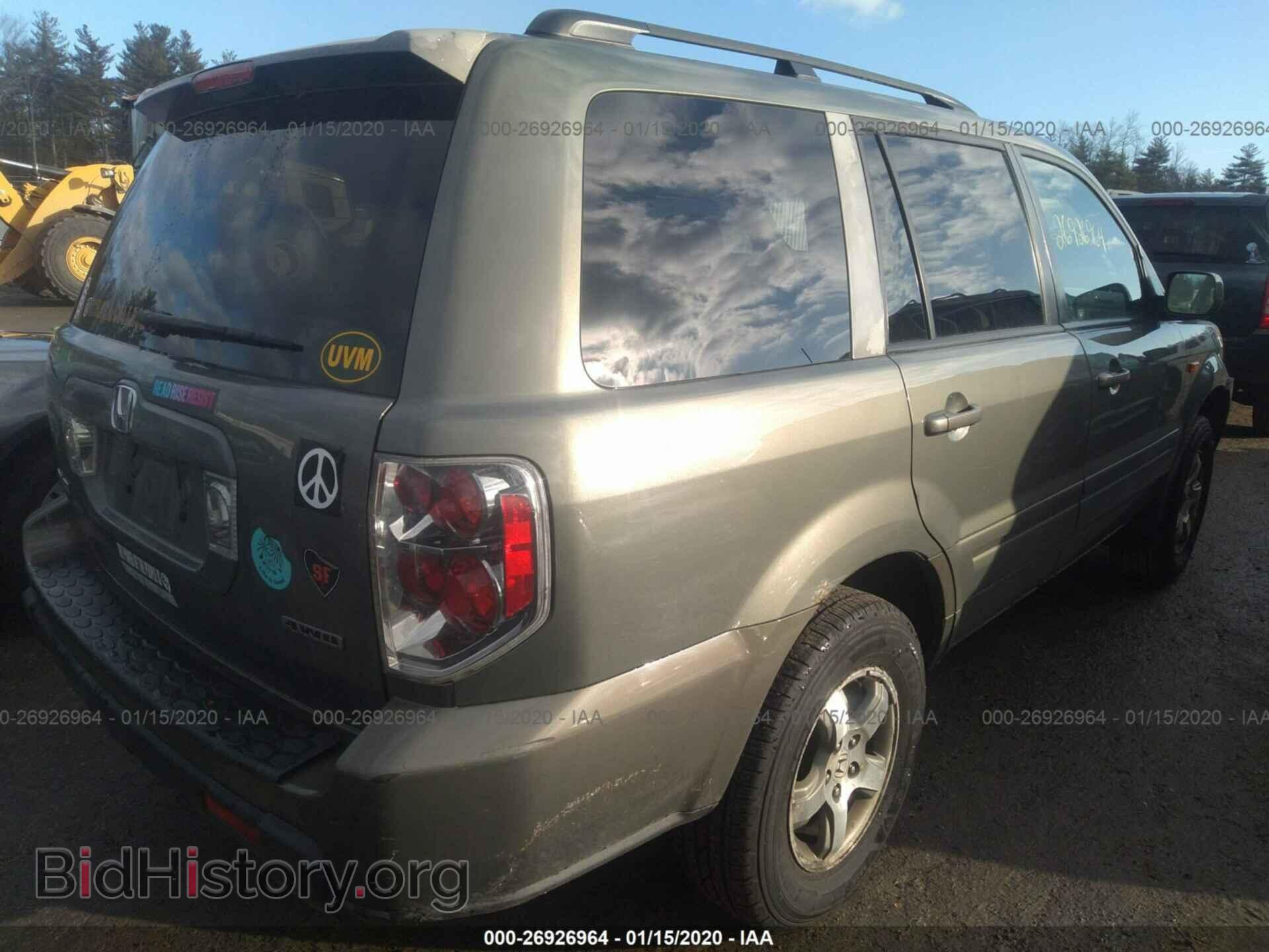 2007 HONDA PILOT - VIN: 5FNYF18457B019458 - Фото 4
