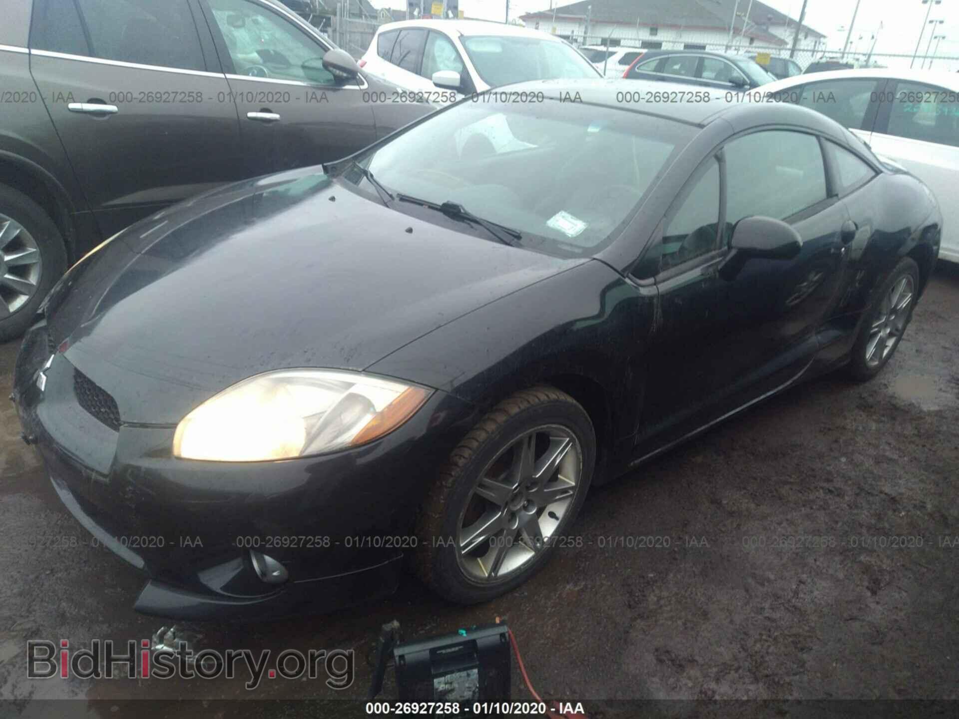 2006 MITSUBISHI ECLIPSE - VIN: 4A3AK44T16E038713 - Фото 2