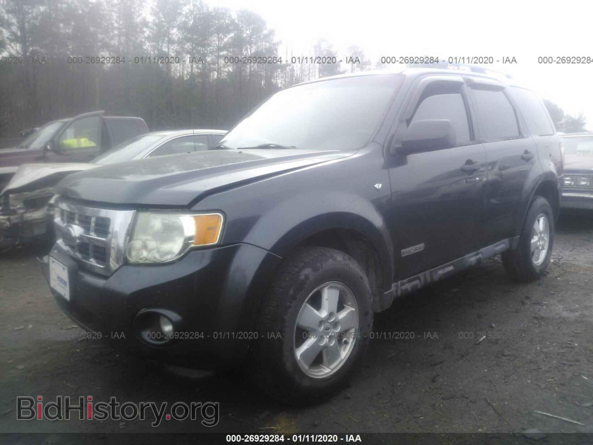 2008 FORD ESCAPE - VIN: 1FMCU03198KB79060 - Фото 2