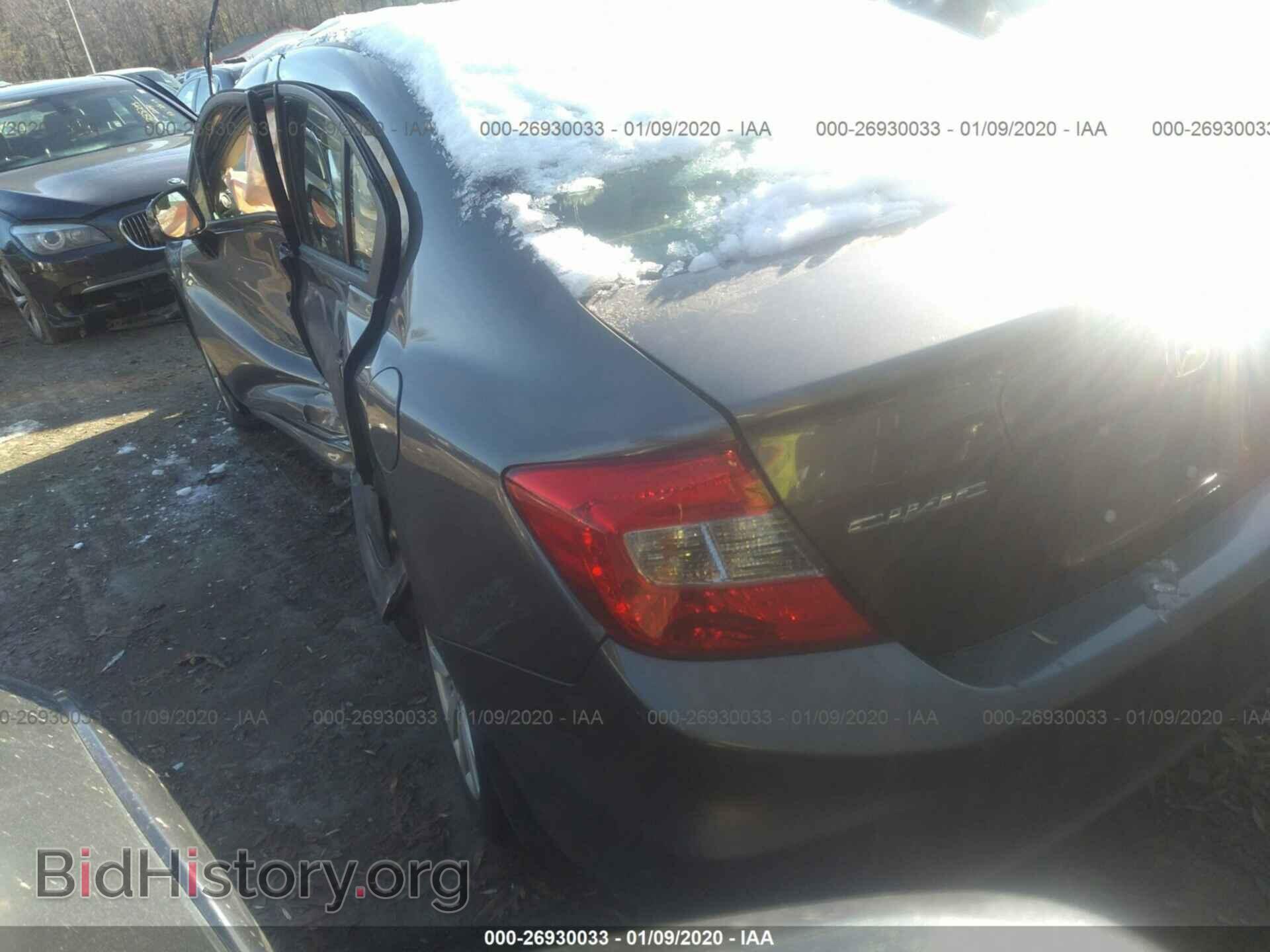 2012 HONDA CIVIC - VIN: 19XFB2F88CE359640 - Фото 3