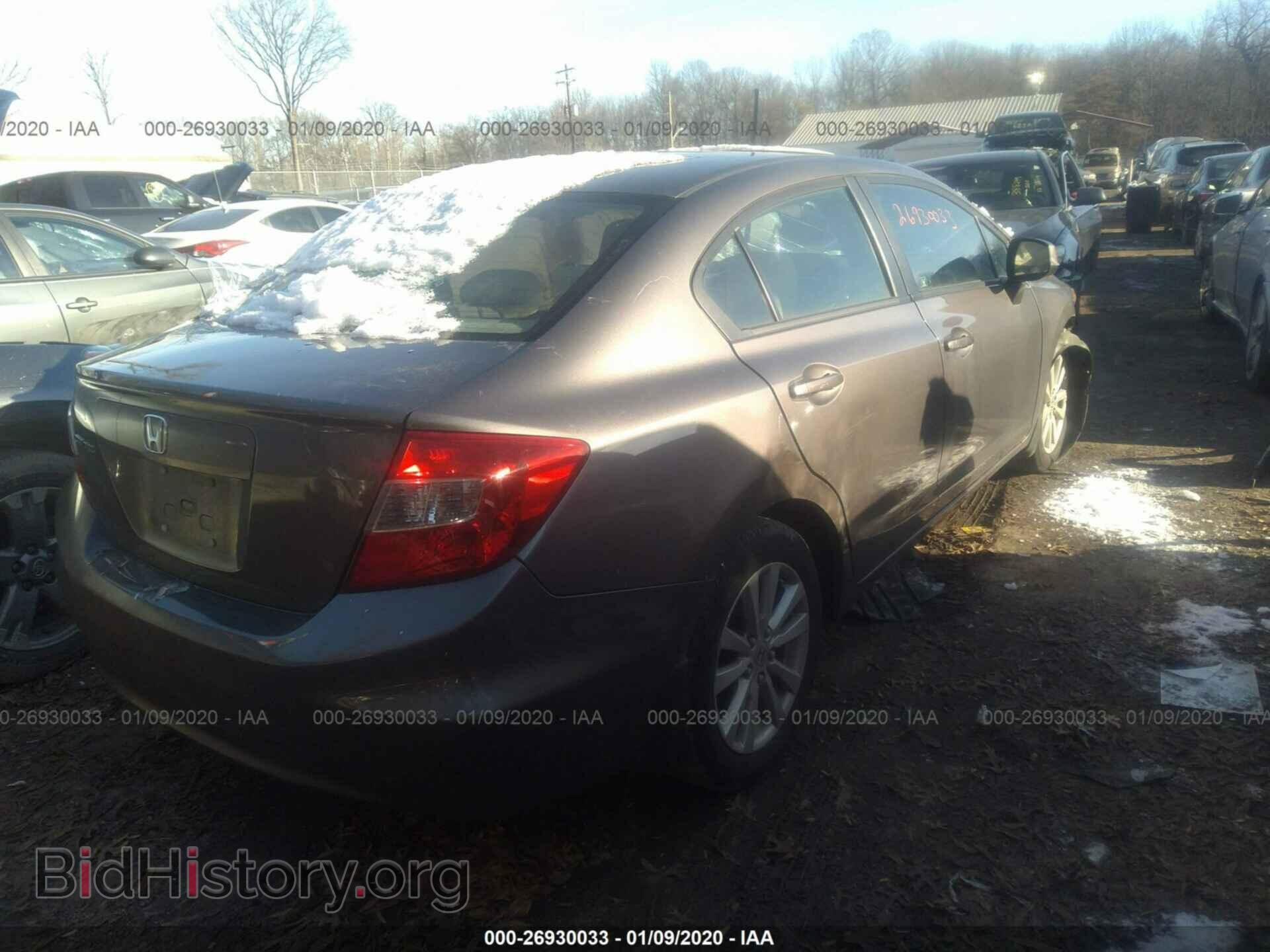 2012 HONDA CIVIC - VIN: 19XFB2F88CE359640 - Фото 4