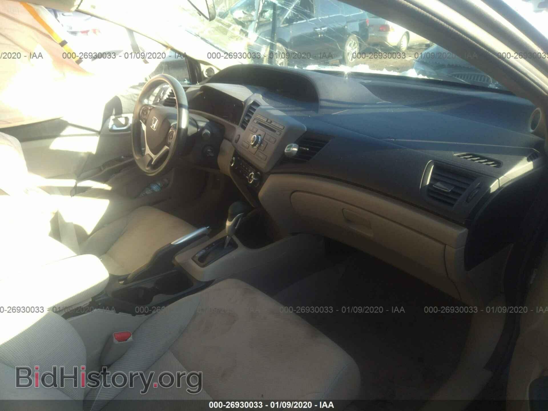 2012 HONDA CIVIC - VIN: 19XFB2F88CE359640 - Фото 5