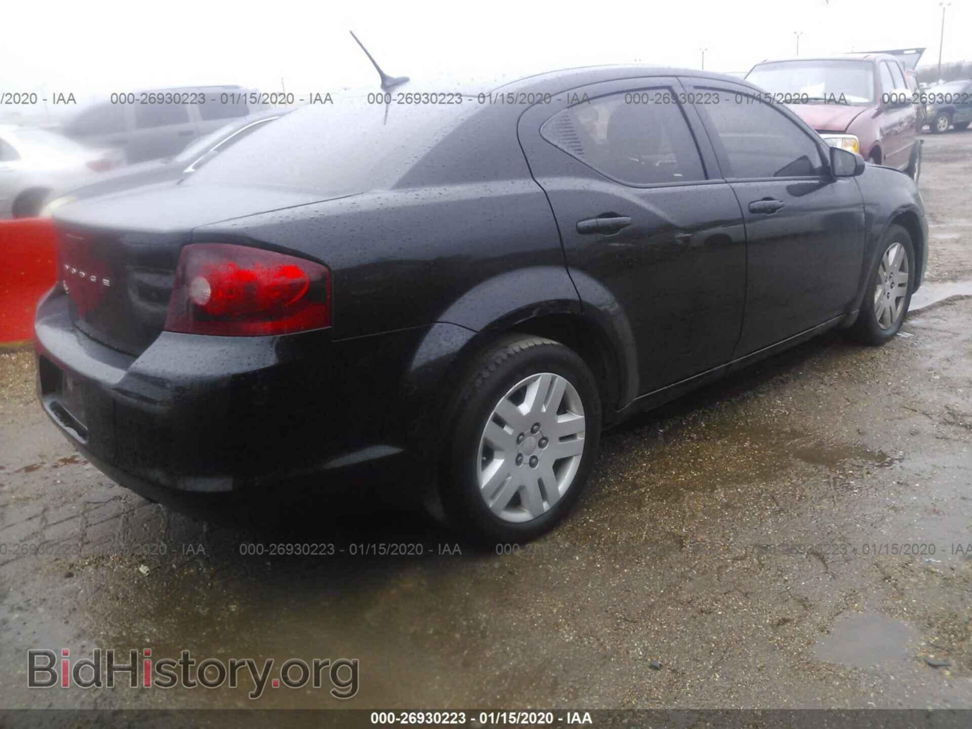 2012 DODGE AVENGER - VIN: 1C3CDZAB9CN128660 - Фото 4