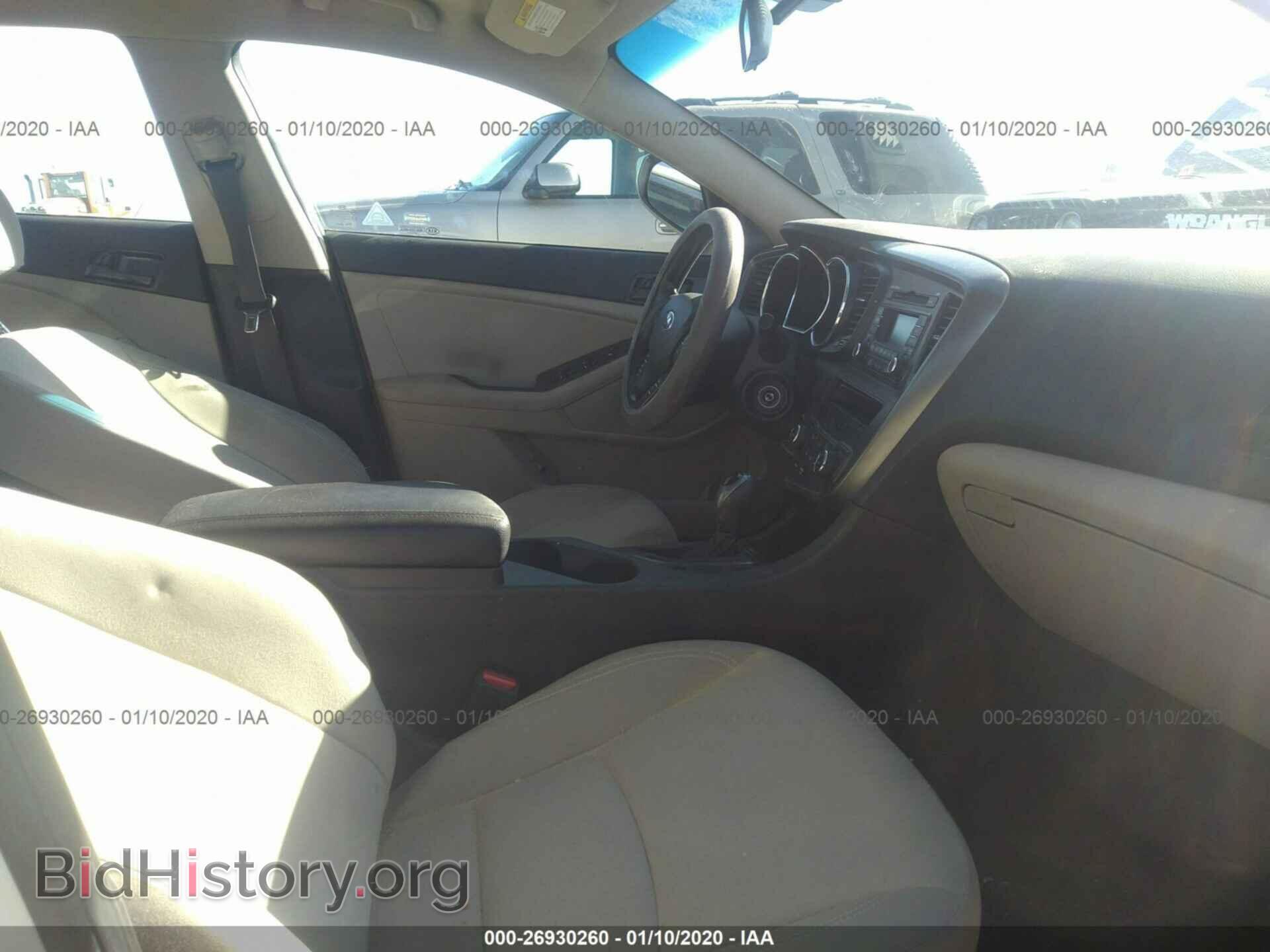 2013 KIA OPTIMA - VIN: KNAGM4A70D5322536 - Фото 5