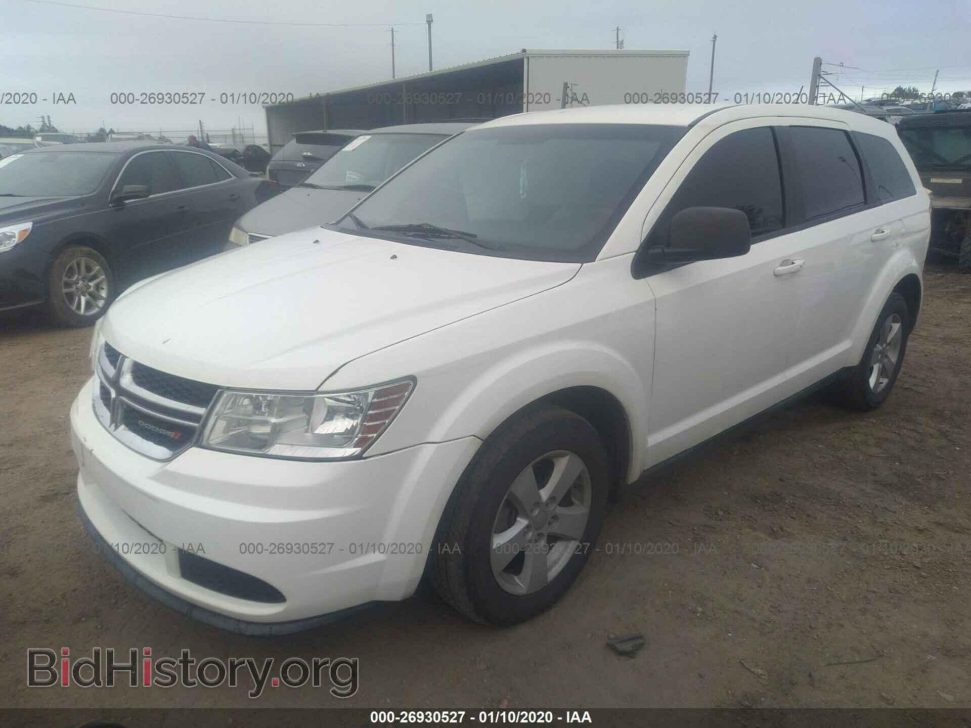 2013 DODGE JOURNEY - VIN: 3C4PDCAB1DT630946 - Фото 2