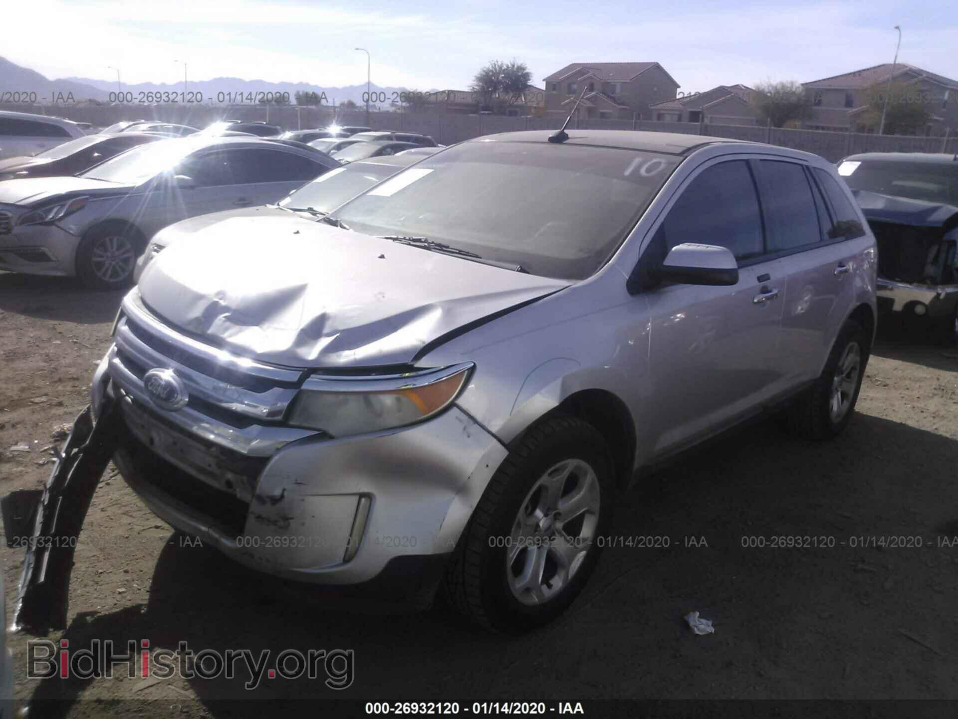 2011 FORD EDGE - VIN: 2FMDK3JC0BBB11425 - Фото 2
