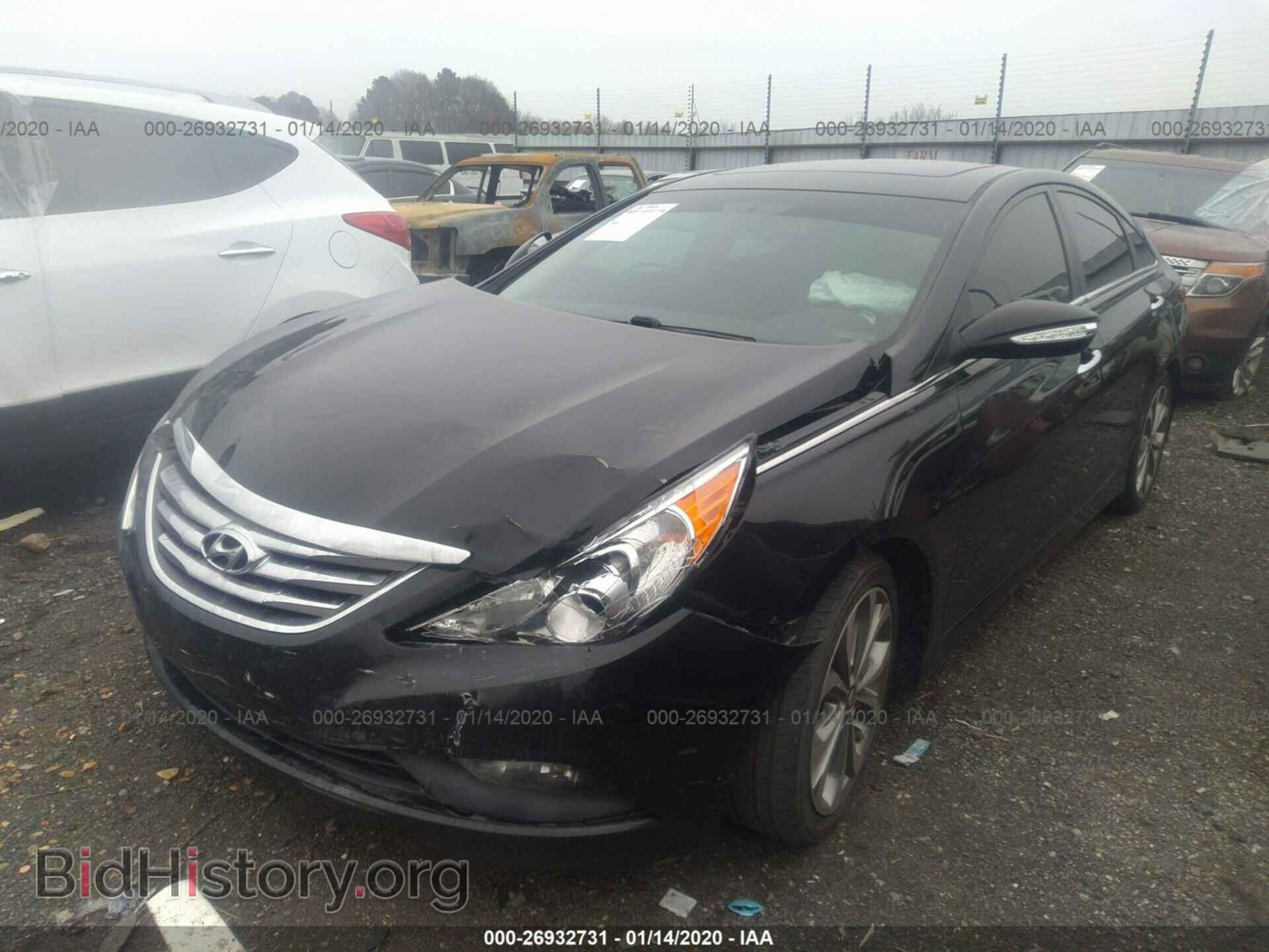 2014 HYUNDAI SONATA - VIN: 5NPEC4AB0EH840181 - Фото 2