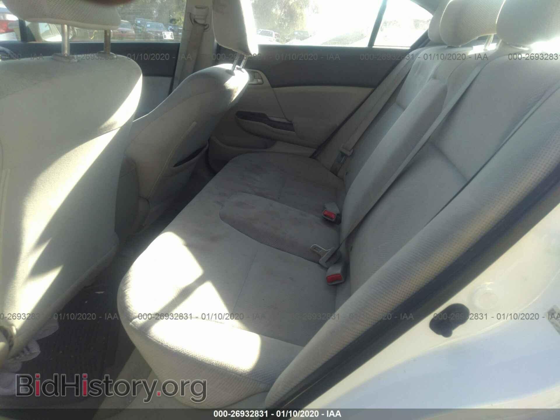 2012 HONDA CIVIC - VIN: 19XFB2F52CE327546 - Фото 8