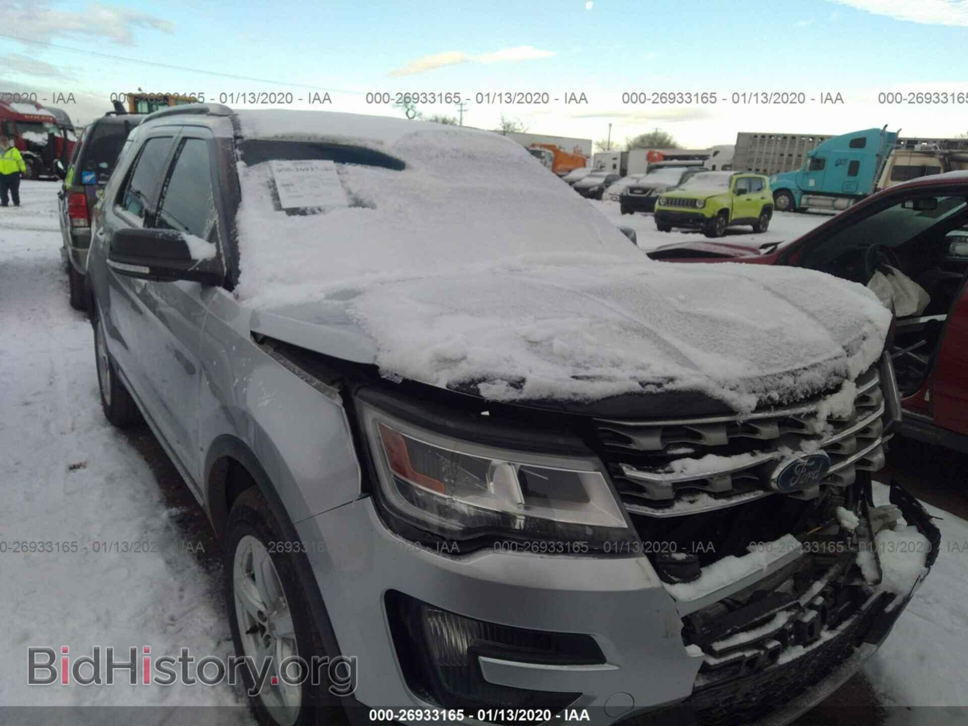 Фотография 1FM5K8D84GGA78809 - FORD EXPLORER 2016