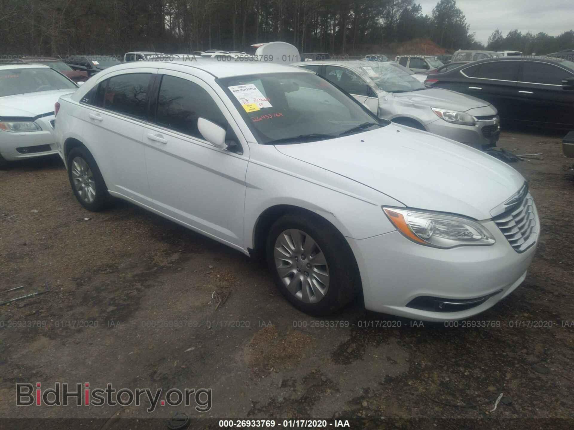 Фотография 1C3CCBAB5CN167353 - CHRYSLER 200 2012