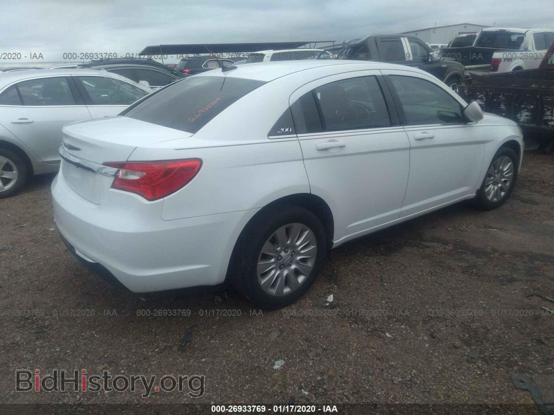 2012 CHRYSLER 200 - VIN: 1C3CCBAB5CN167353 - Фото 4