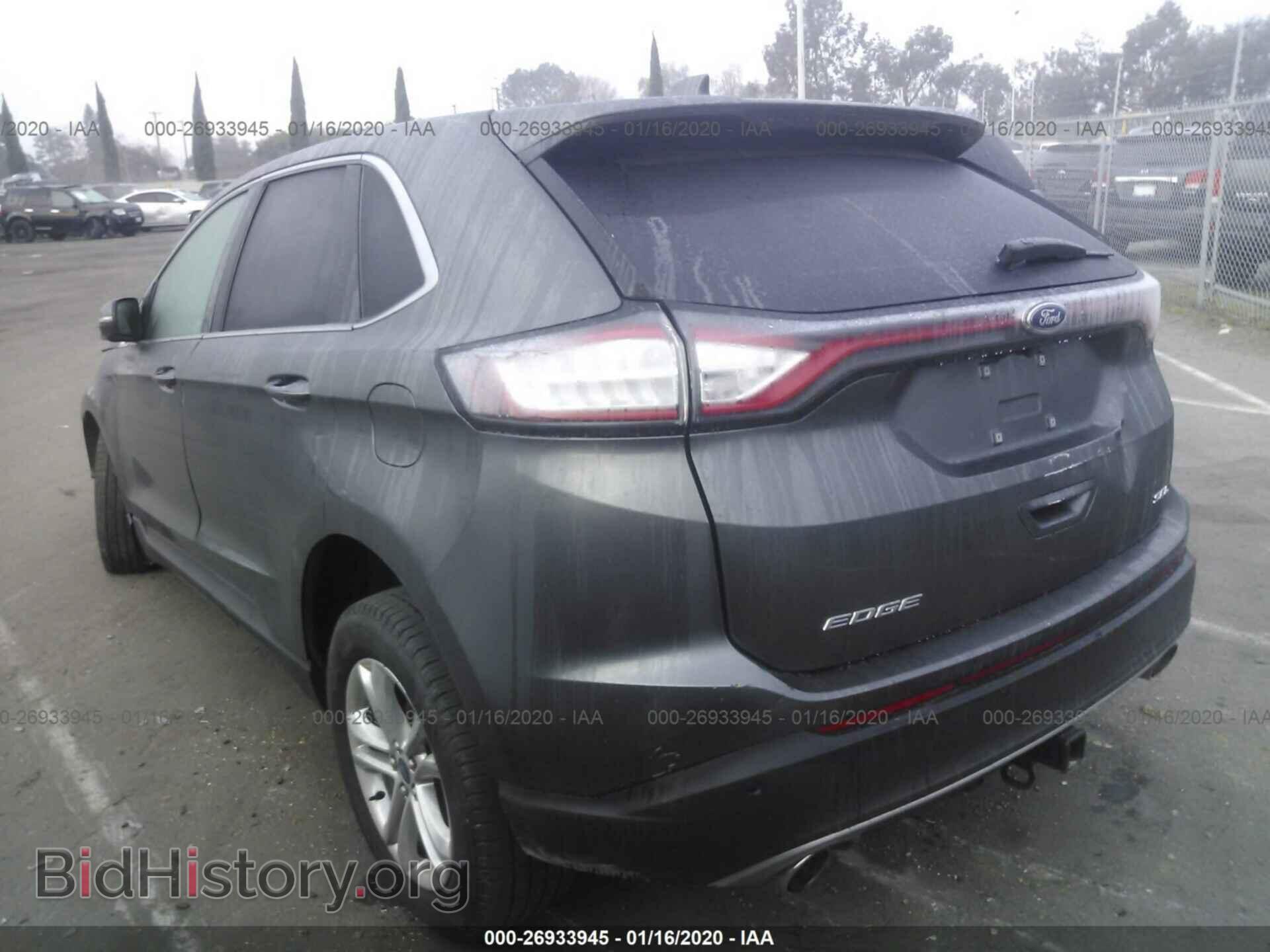 2016 FORD EDGE - VIN: 2FMPK3J81GBC59387 - Фото 3