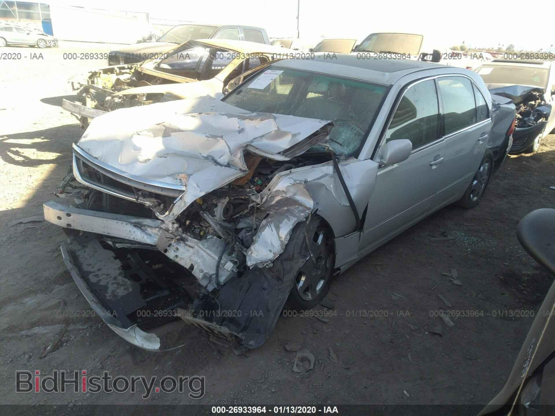 2001 LEXUS LS - VIN: JTHBN30F910050251 - Фото 2