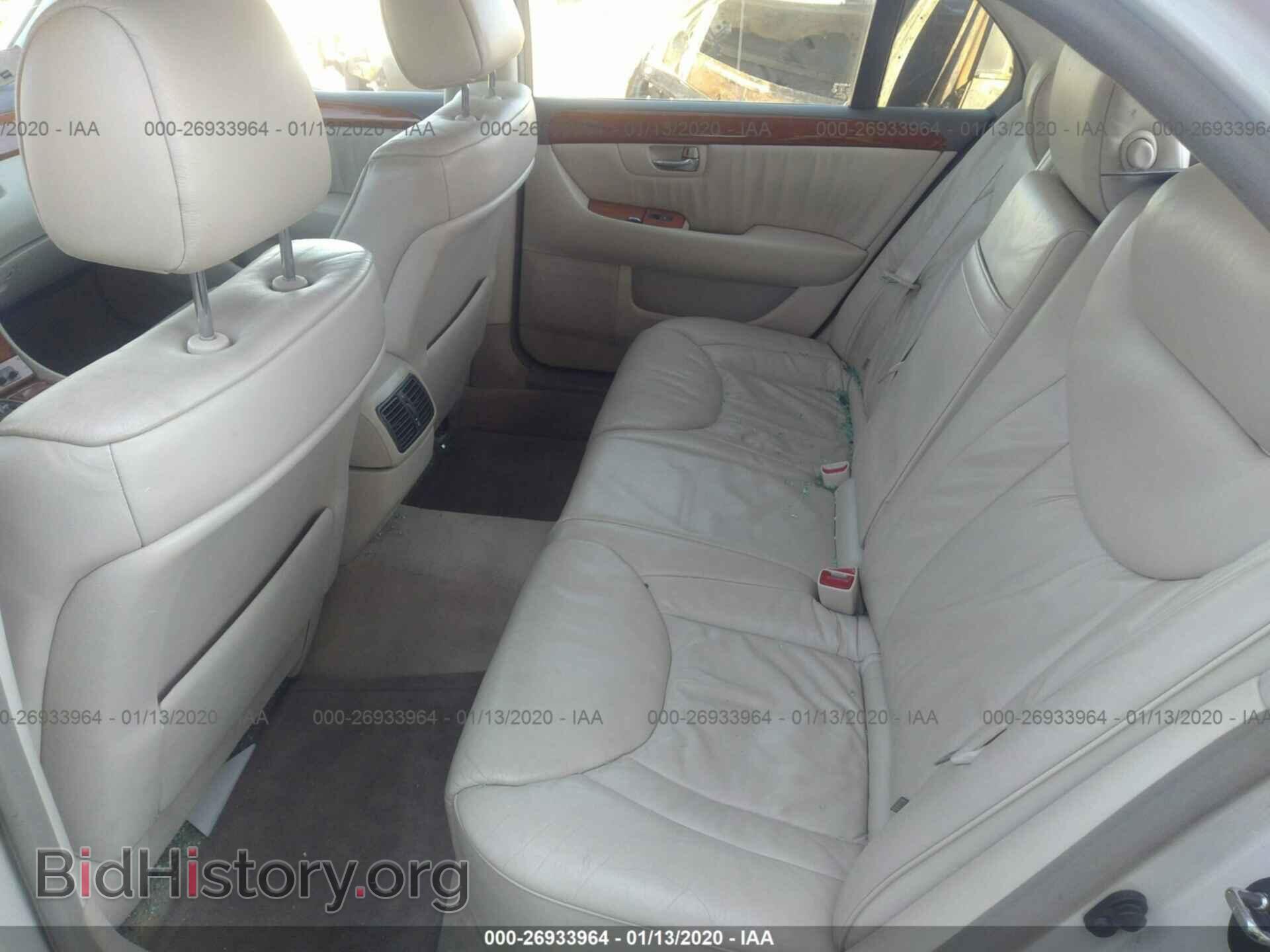 2001 LEXUS LS - VIN: JTHBN30F910050251 - Фото 8