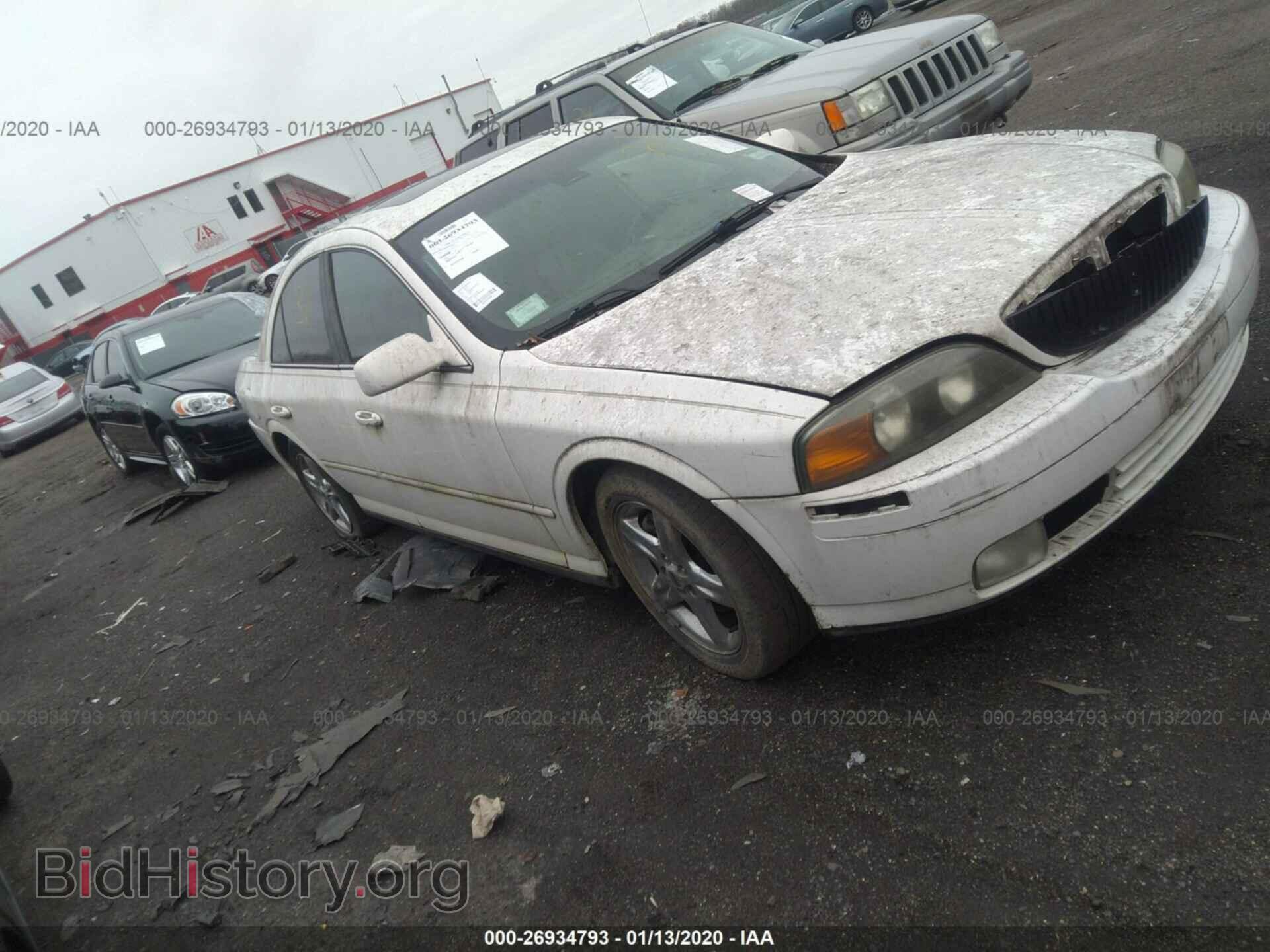 Фотография 1LNHM87A62Y693712 - LINCOLN LS 2002