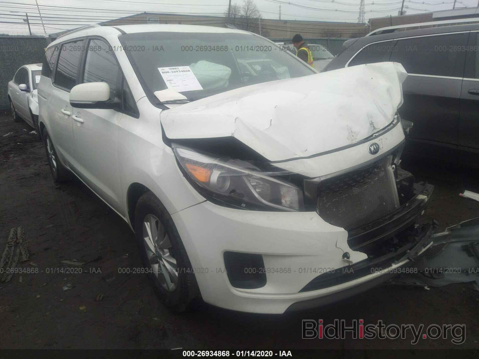 Фотография KNDMB5C10G6136679 - KIA SEDONA 2016