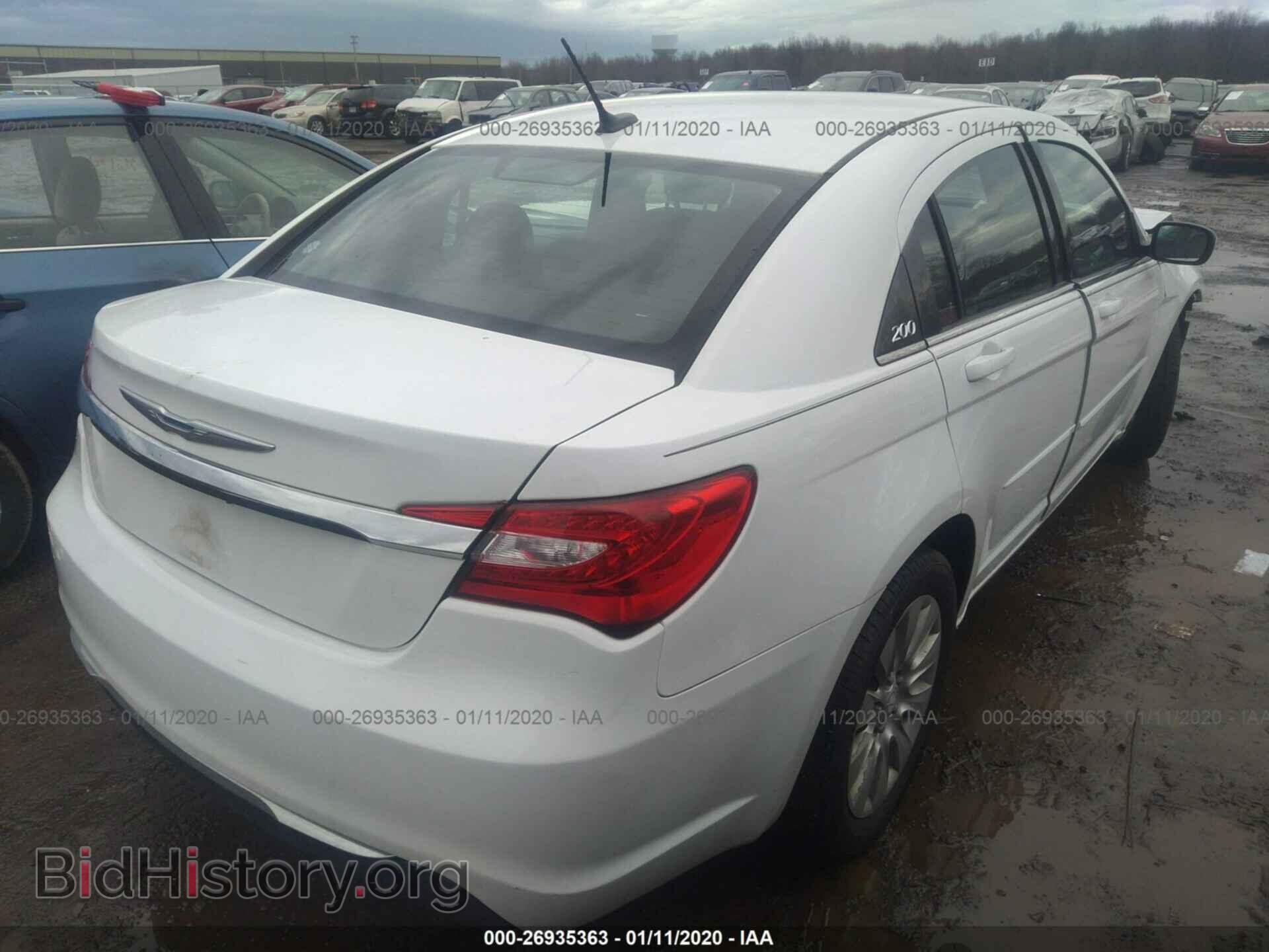 2012 CHRYSLER 200 - VIN: 1C3CCBAB7CN205469 - Фото 4