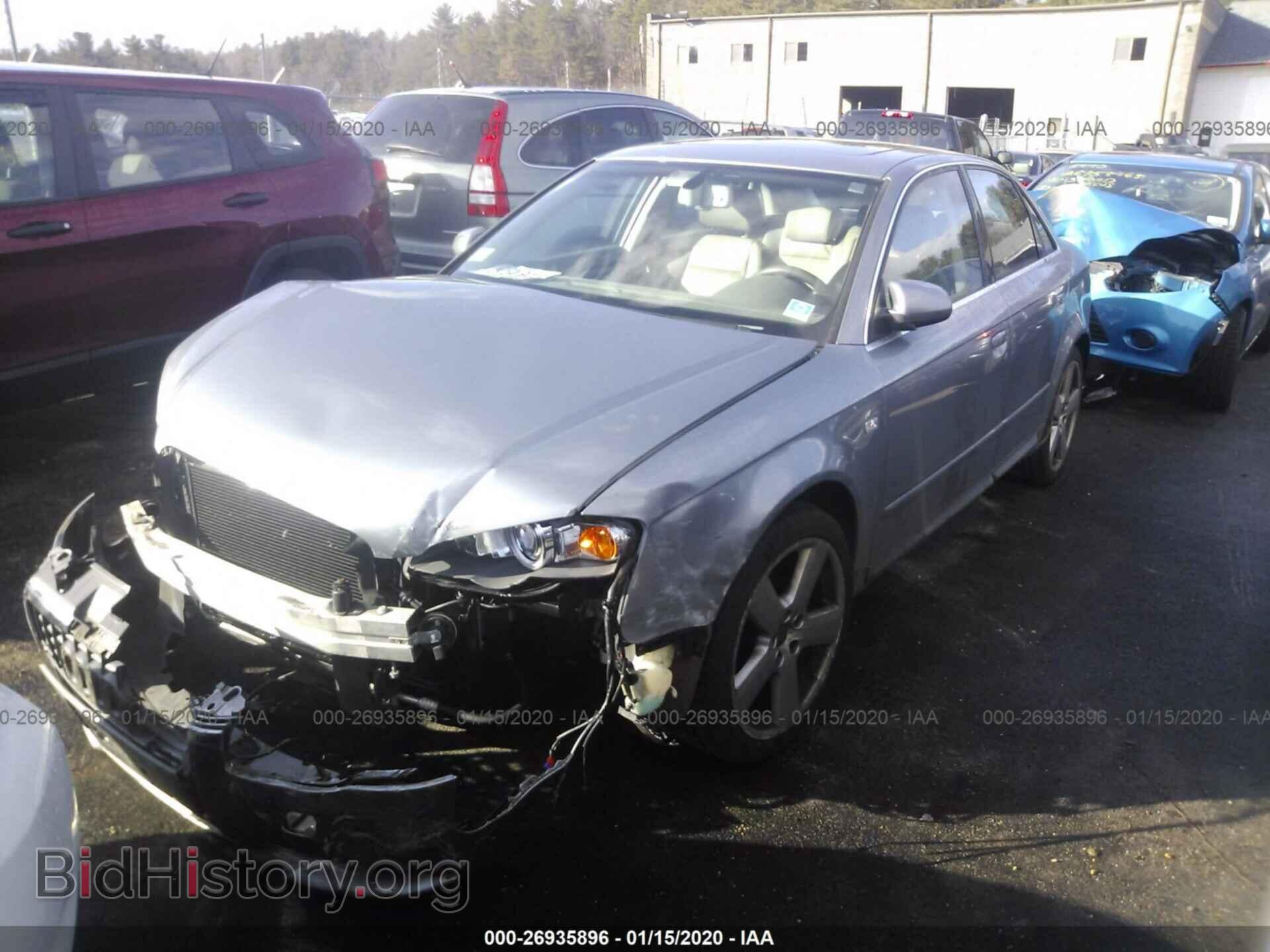 2008 AUDI A4 - VIN: WAUDH78E28A166977 - Фото 2