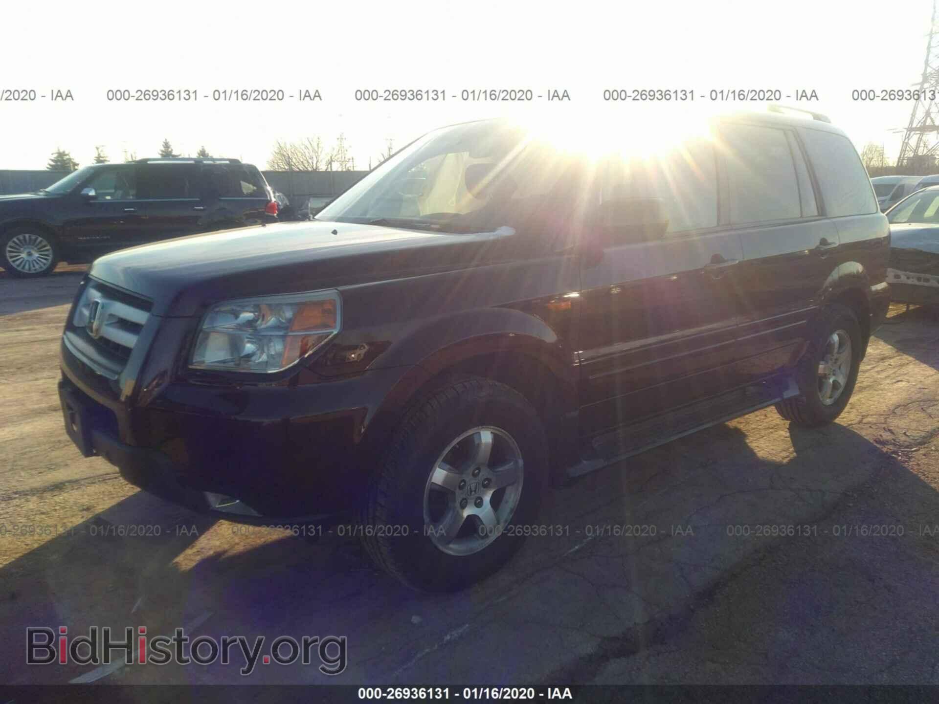 2007 HONDA PILOT - VIN: 2HKYF18577H533189 - Фото 2