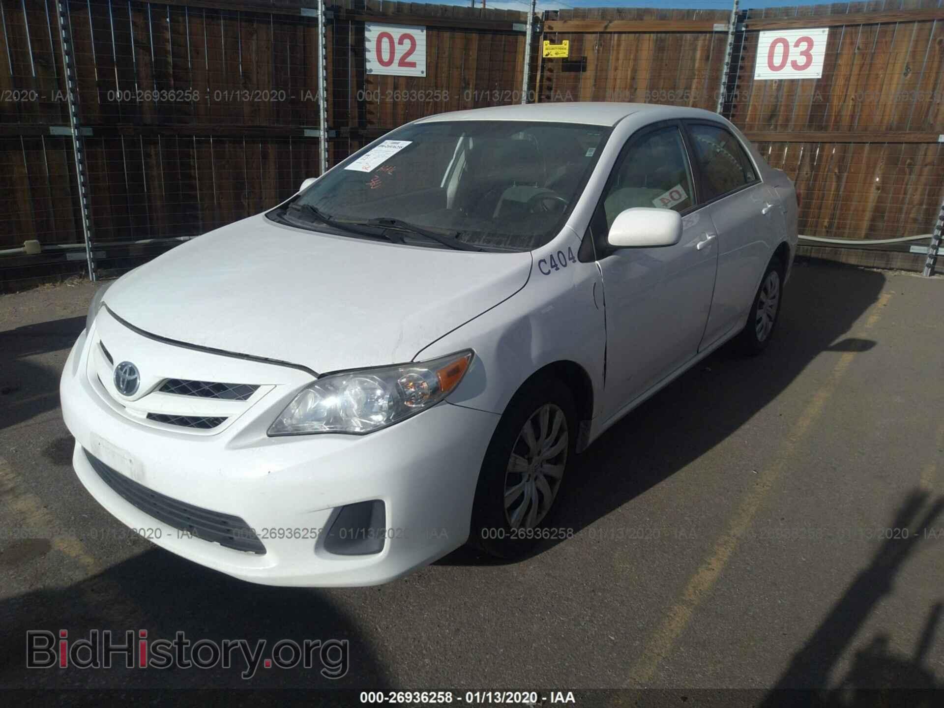 2012 TOYOTA COROLLA - VIN: 2T1BU4EE6CC871763 - Фото 2