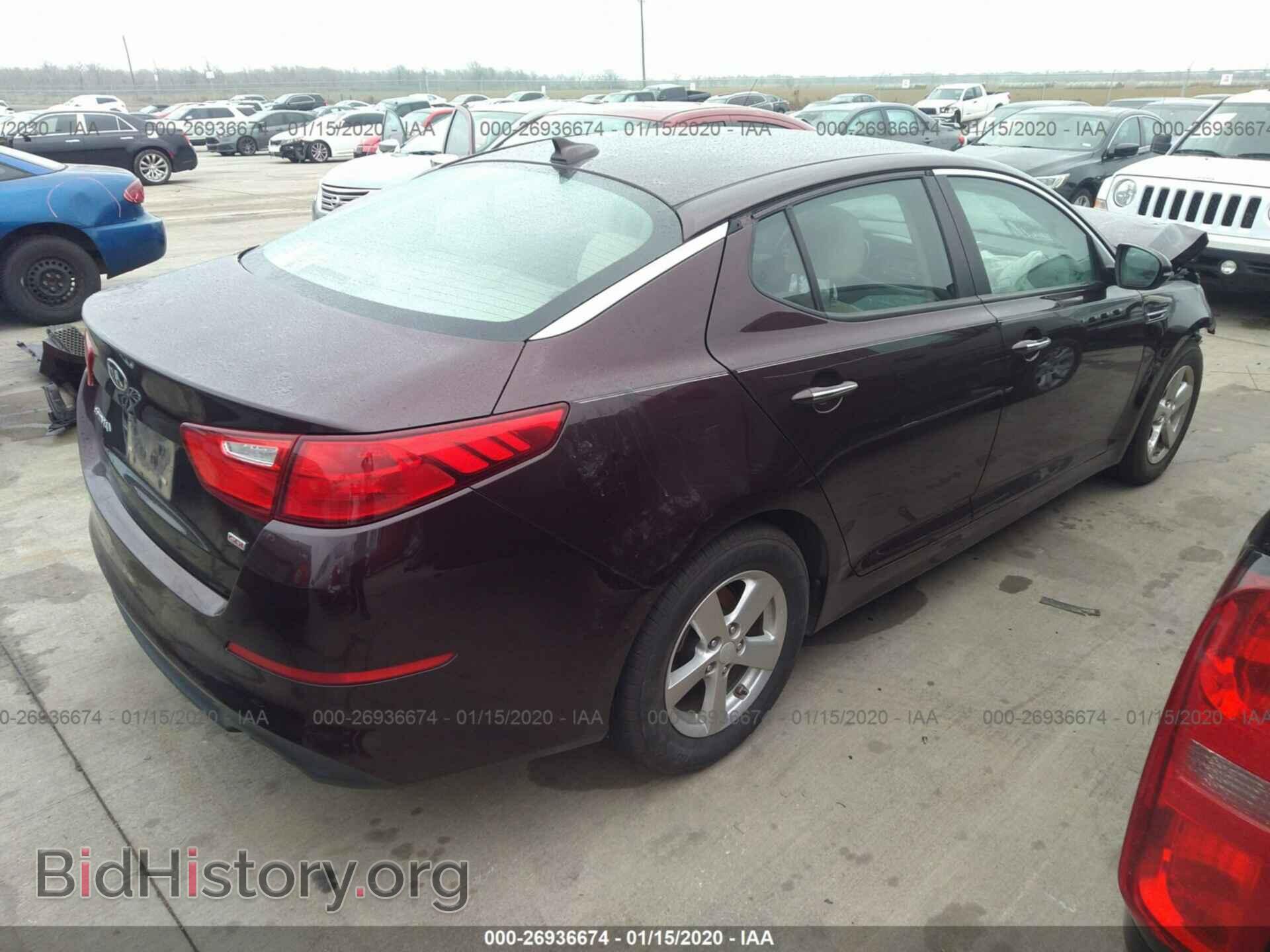 2015 KIA OPTIMA - VIN: 5XXGM4A79FG479841 - Фото 4
