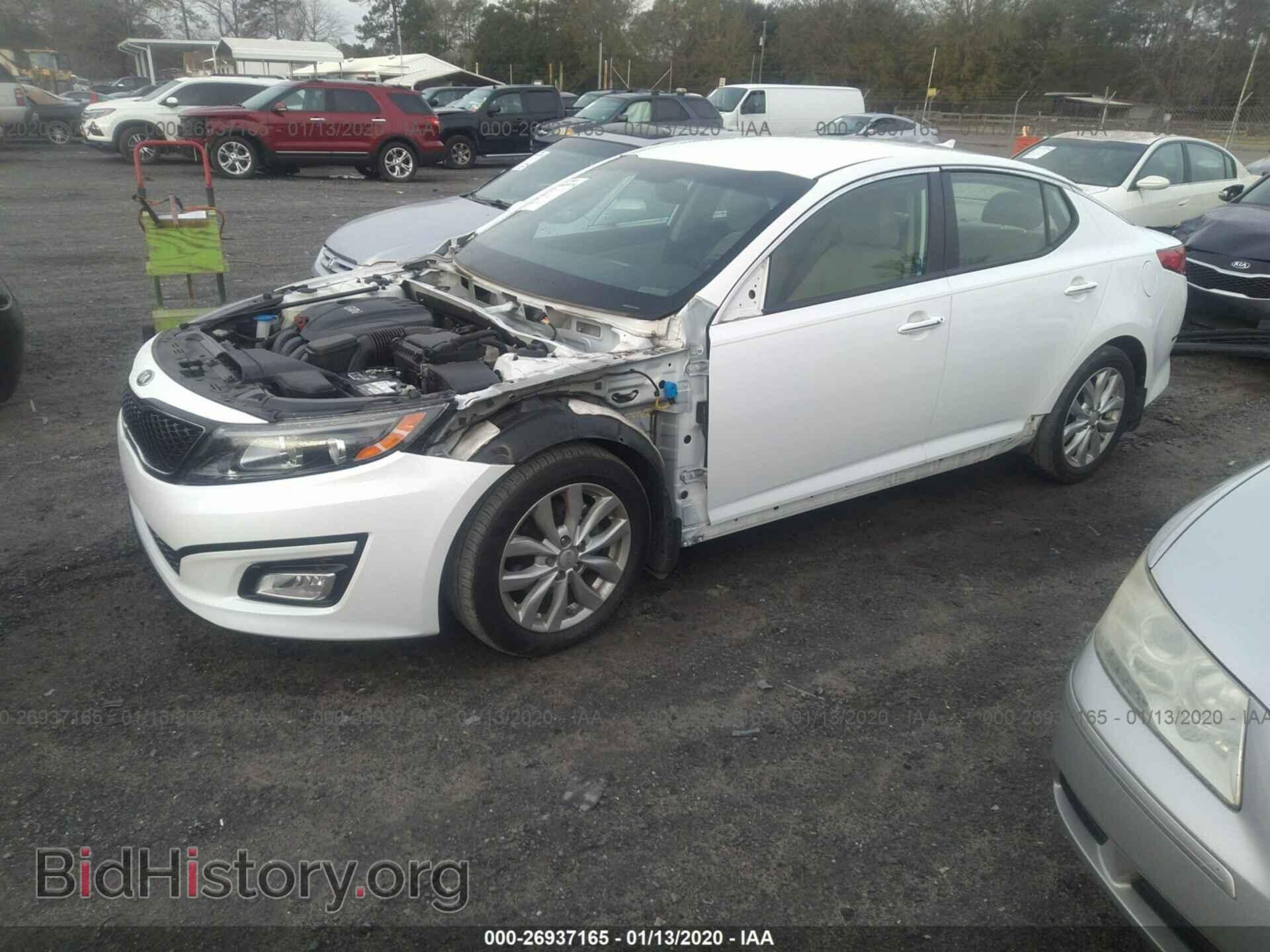2015 KIA OPTIMA - VIN: 5XXGM4A76FG499500 - Фото 2
