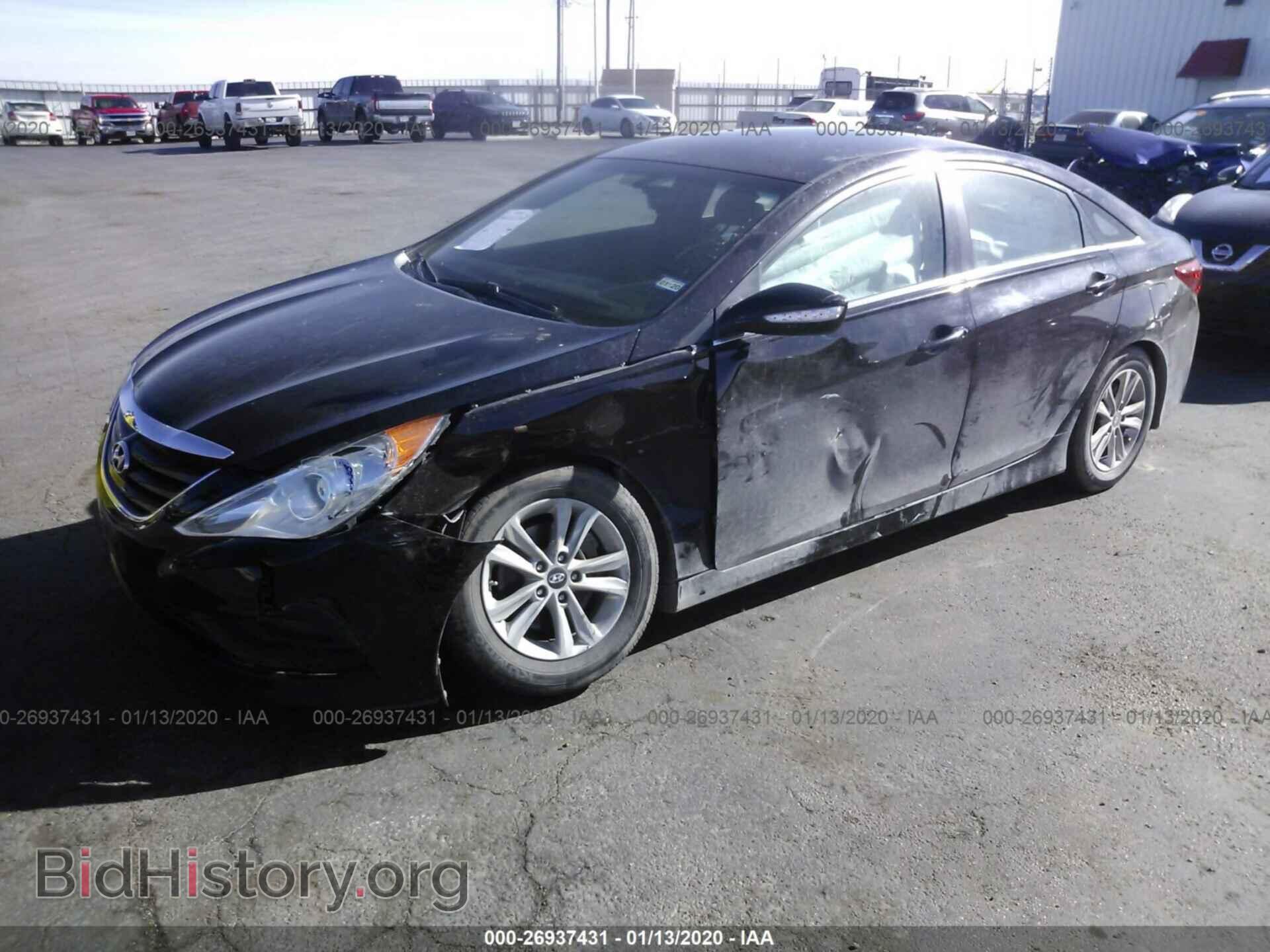 2014 HYUNDAI SONATA - VIN: 5NPEB4AC0EH854013 - Фото 2