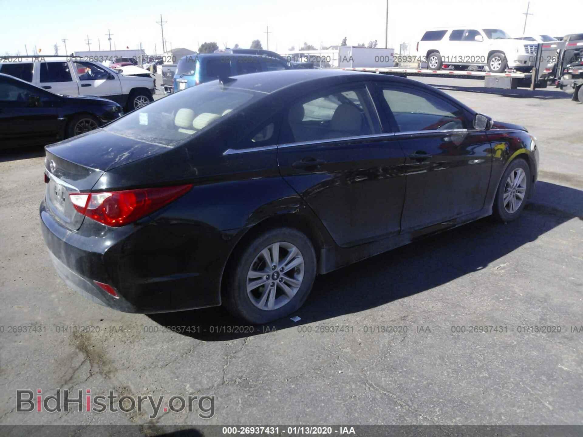 2014 HYUNDAI SONATA - VIN: 5NPEB4AC0EH854013 - Фото 4