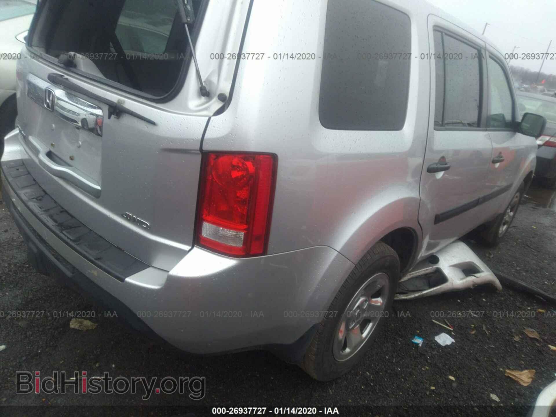 2012 HONDA PILOT - VIN: 5FNYF4H22CB005818 - Фото 4