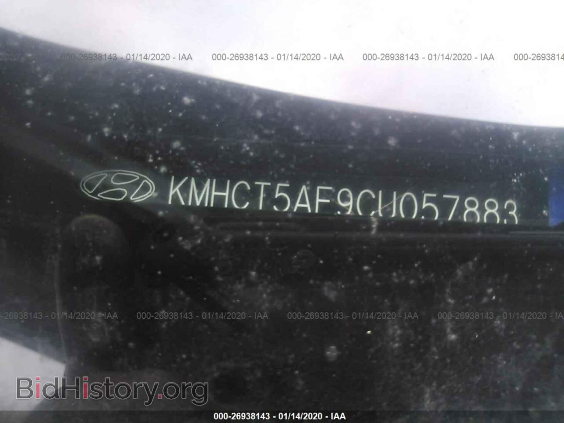 2012 HYUNDAI ACCENT - VIN: KMHCT5AE9CU057883 - Фото 9