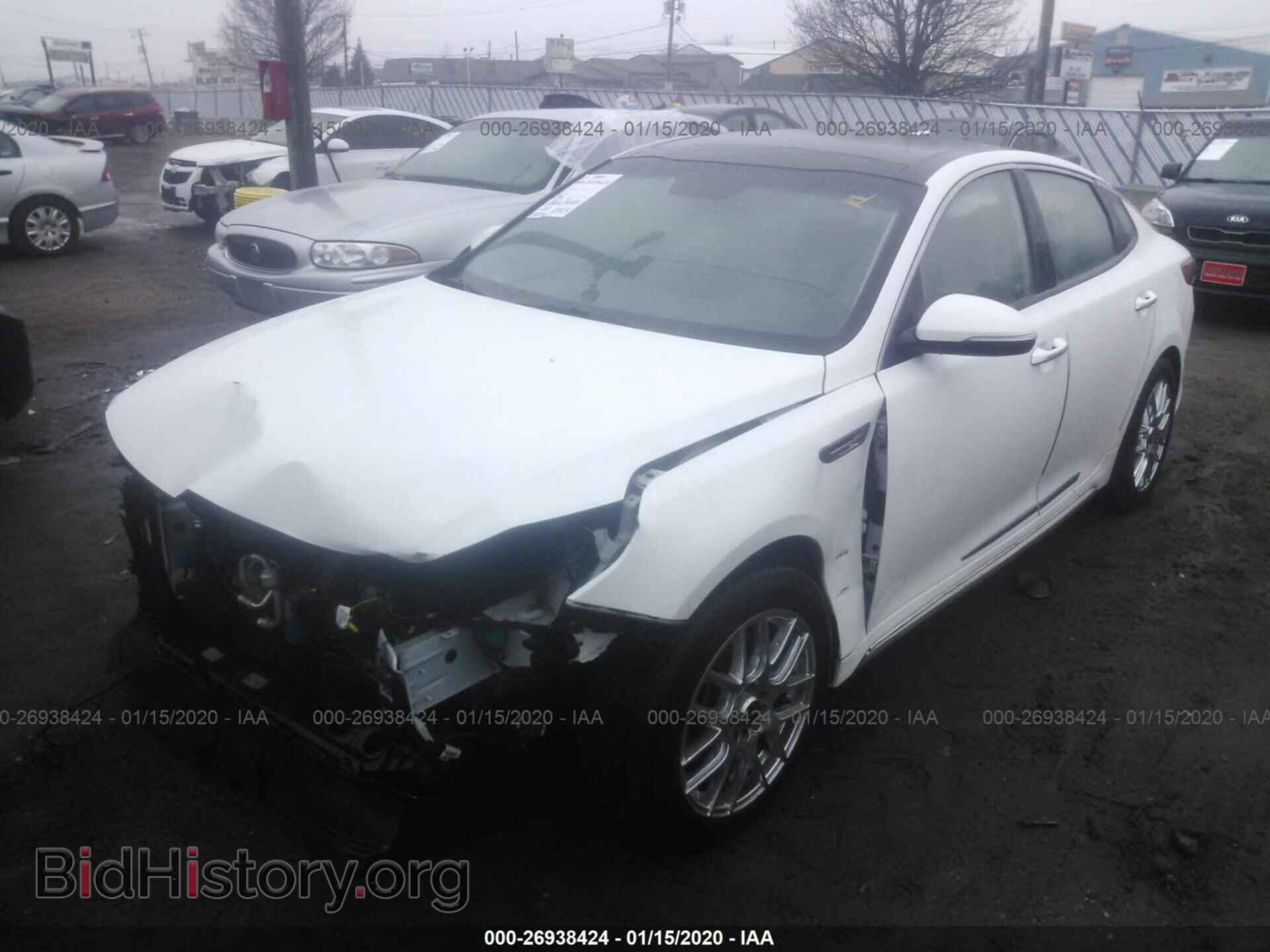 2016 KIA OPTIMA - VIN: 5XXGU4L37GG098002 - Фото 2