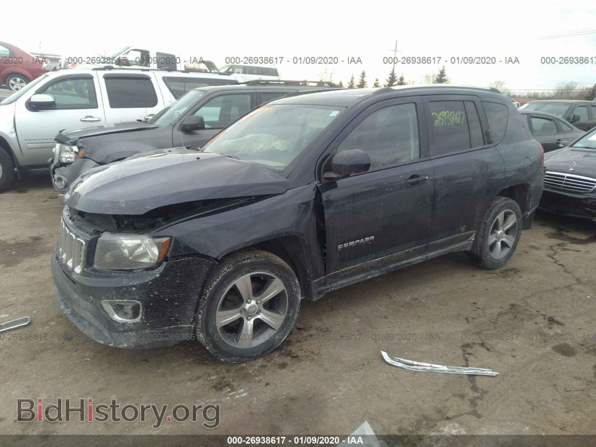 2017 JEEP COMPASS - VIN: 1C4NJDEB4HD126516 - Фото 2