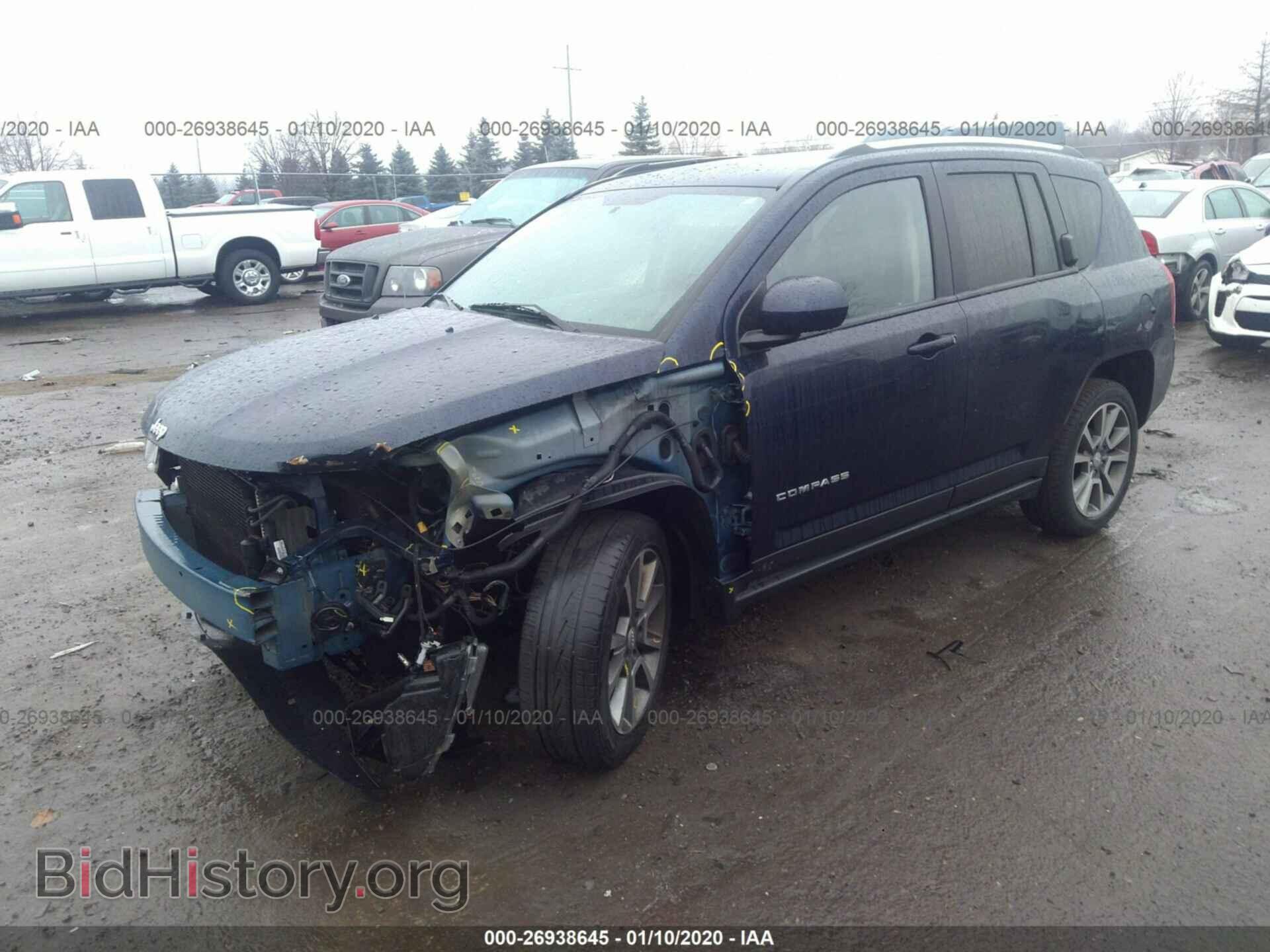 2016 JEEP COMPASS - VIN: 1C4NJCEA7GD800464 - Фото 2