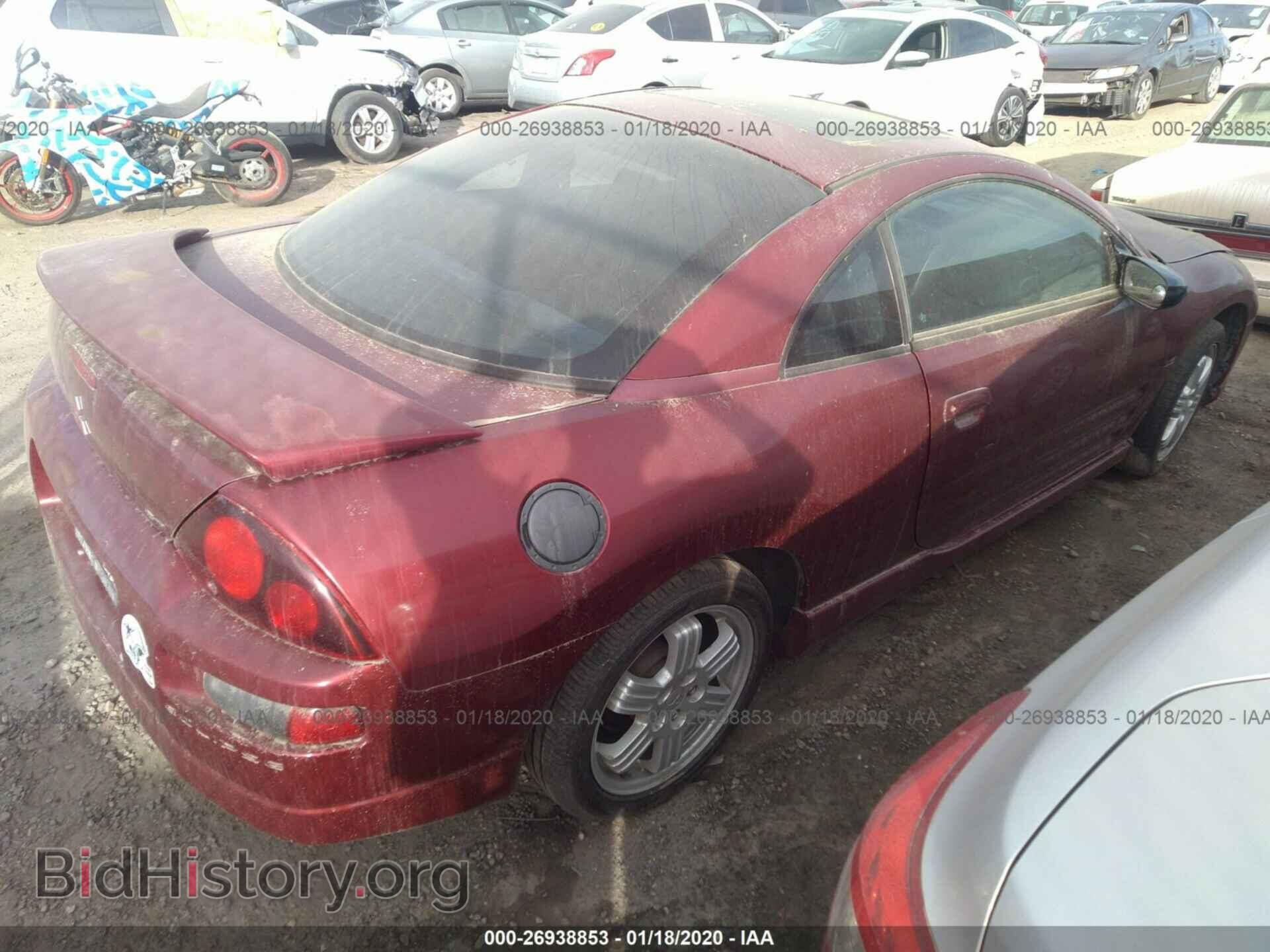 2001 MITSUBISHI ECLIPSE - VIN: 4A3AC84H61E224286 - Фото 4